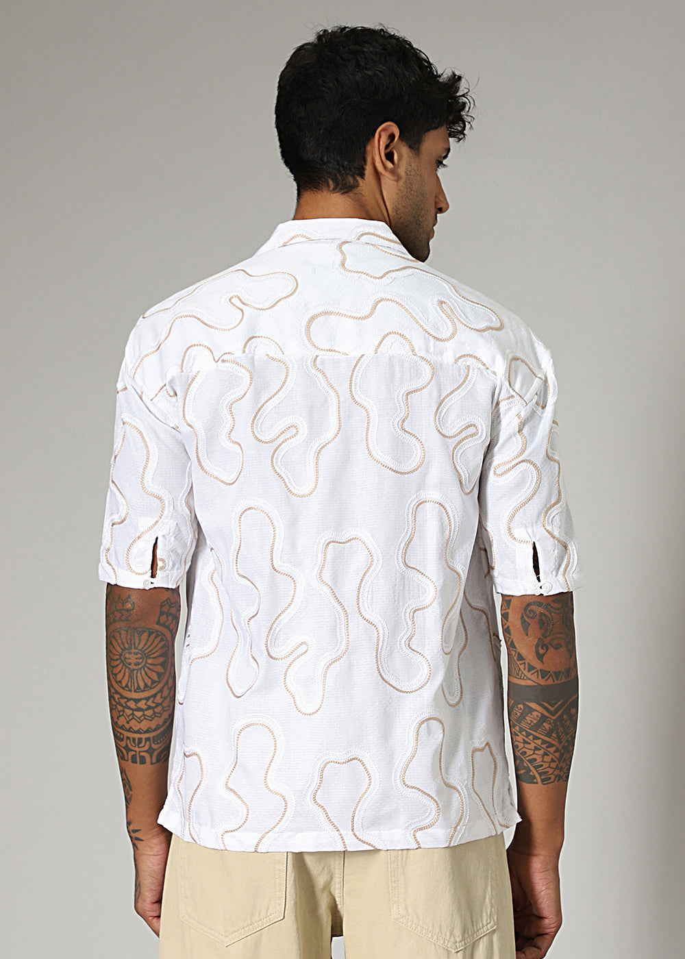White Embroidered Shirt