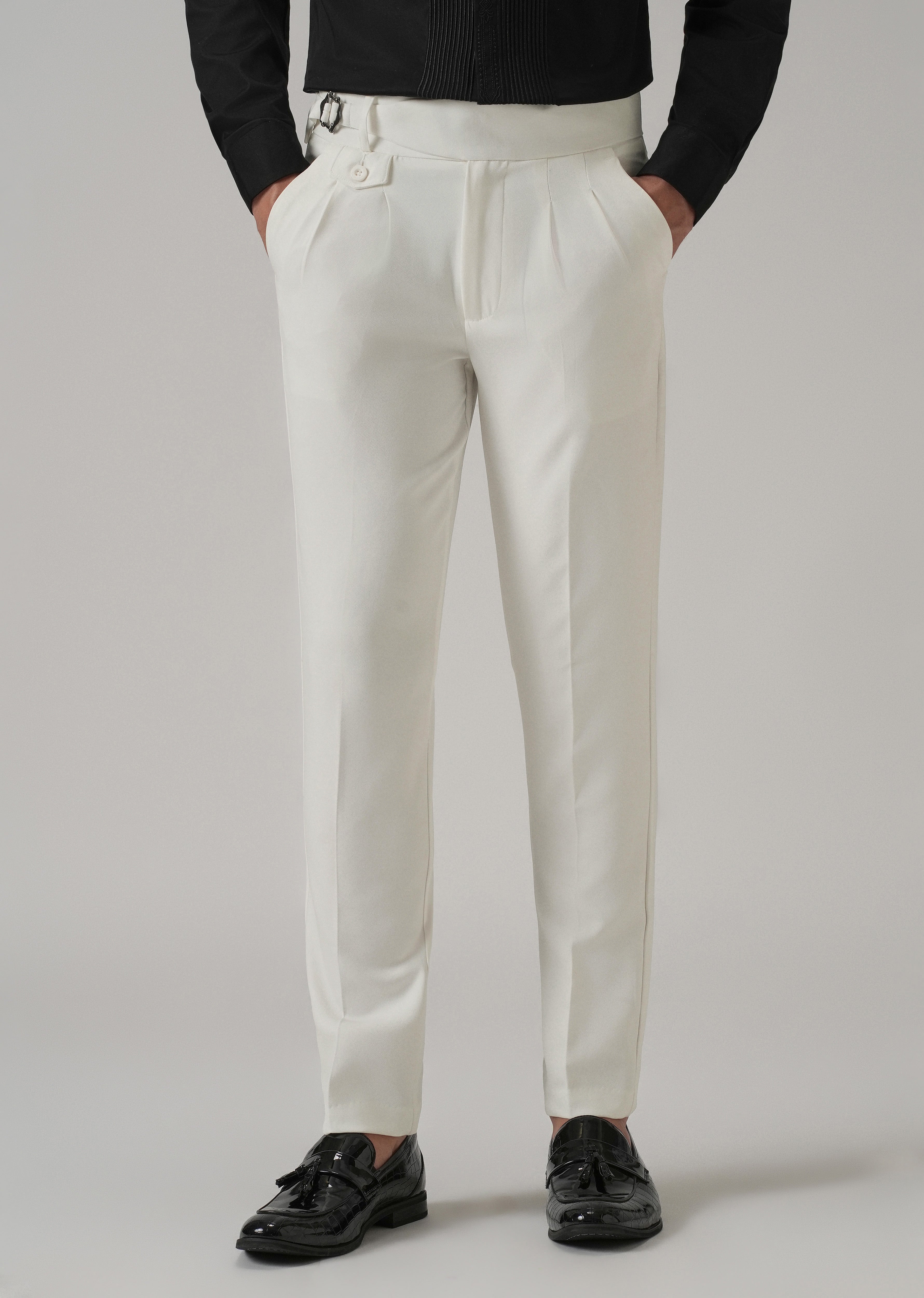 White Gurkha Pant