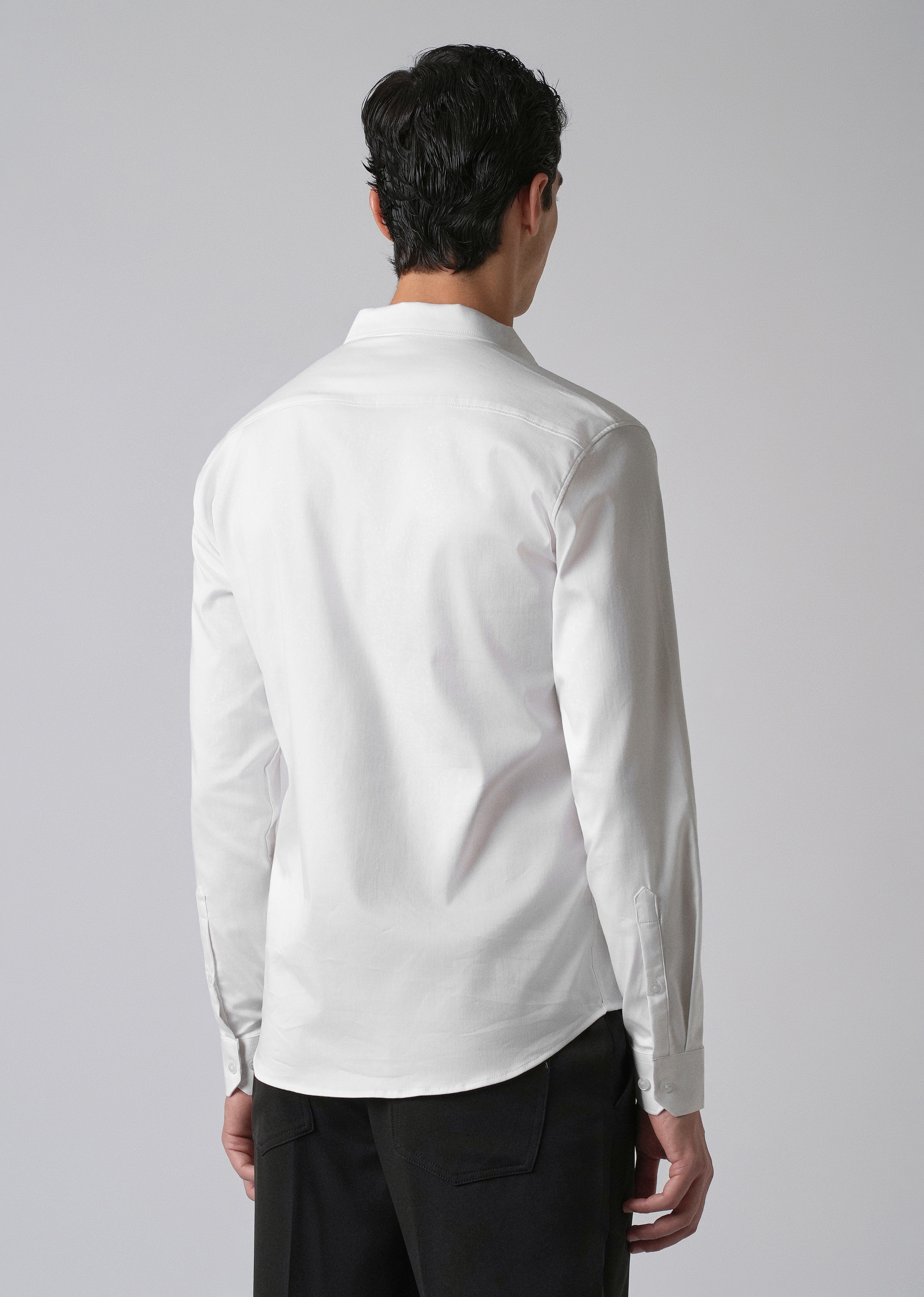 White Handcrafted Designer Shirt