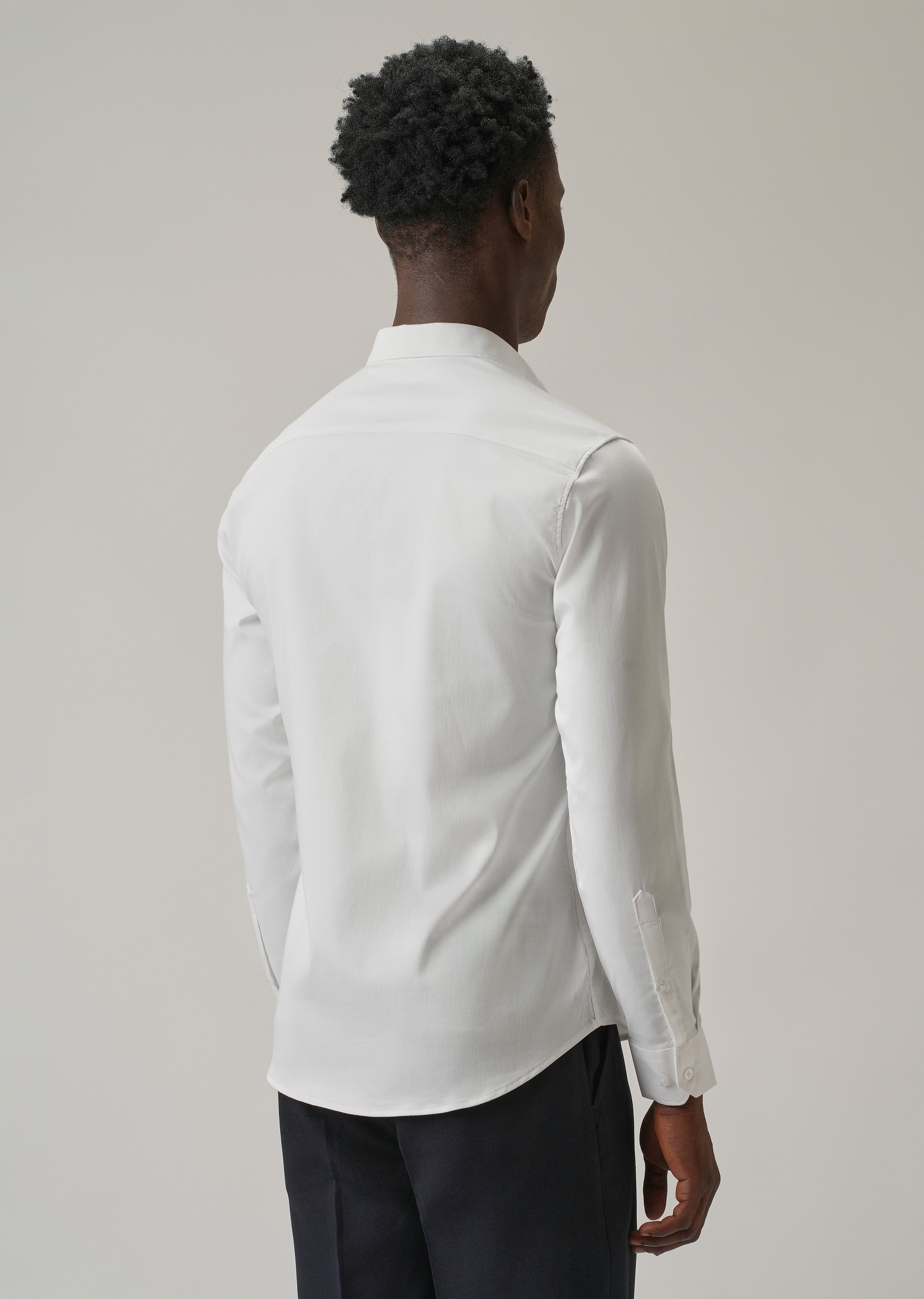 White Handcrafted Dragon Designer Shirt