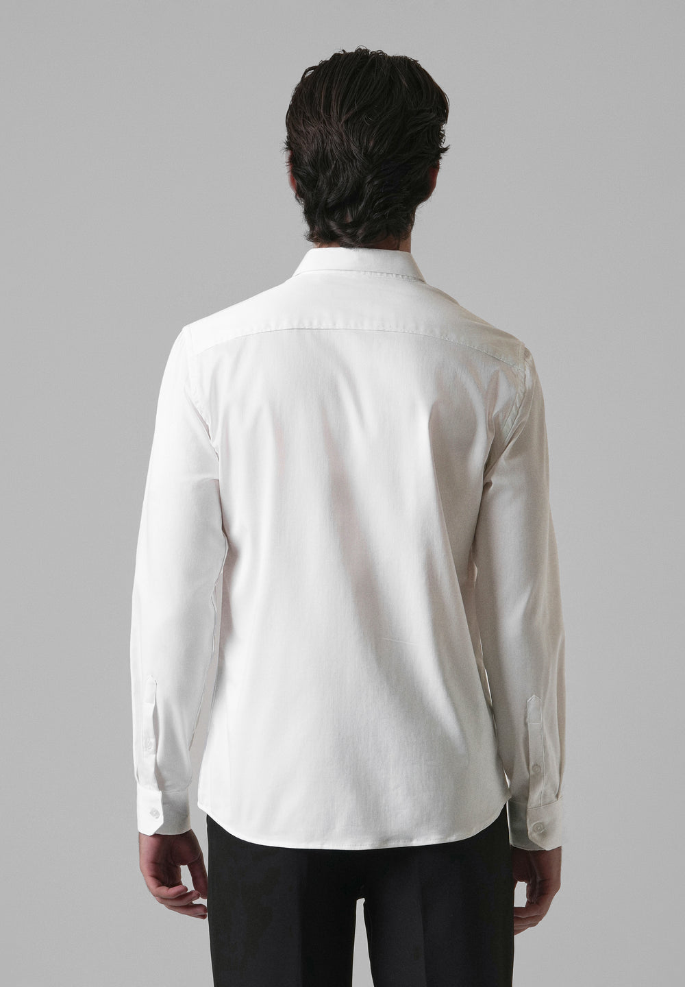 White Handcrafted Lion Embroidery Designer Shirt