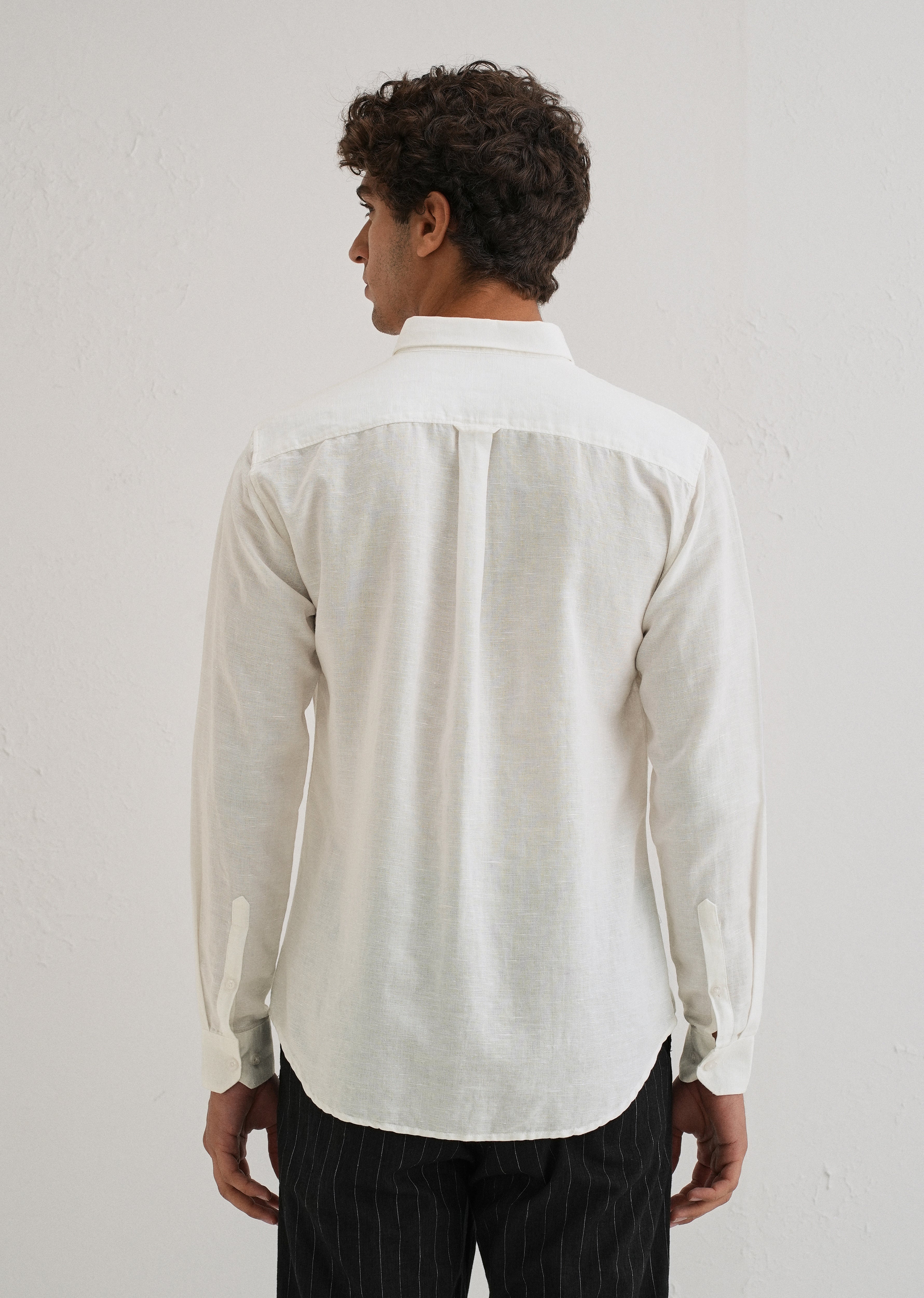 White Linen Shirt