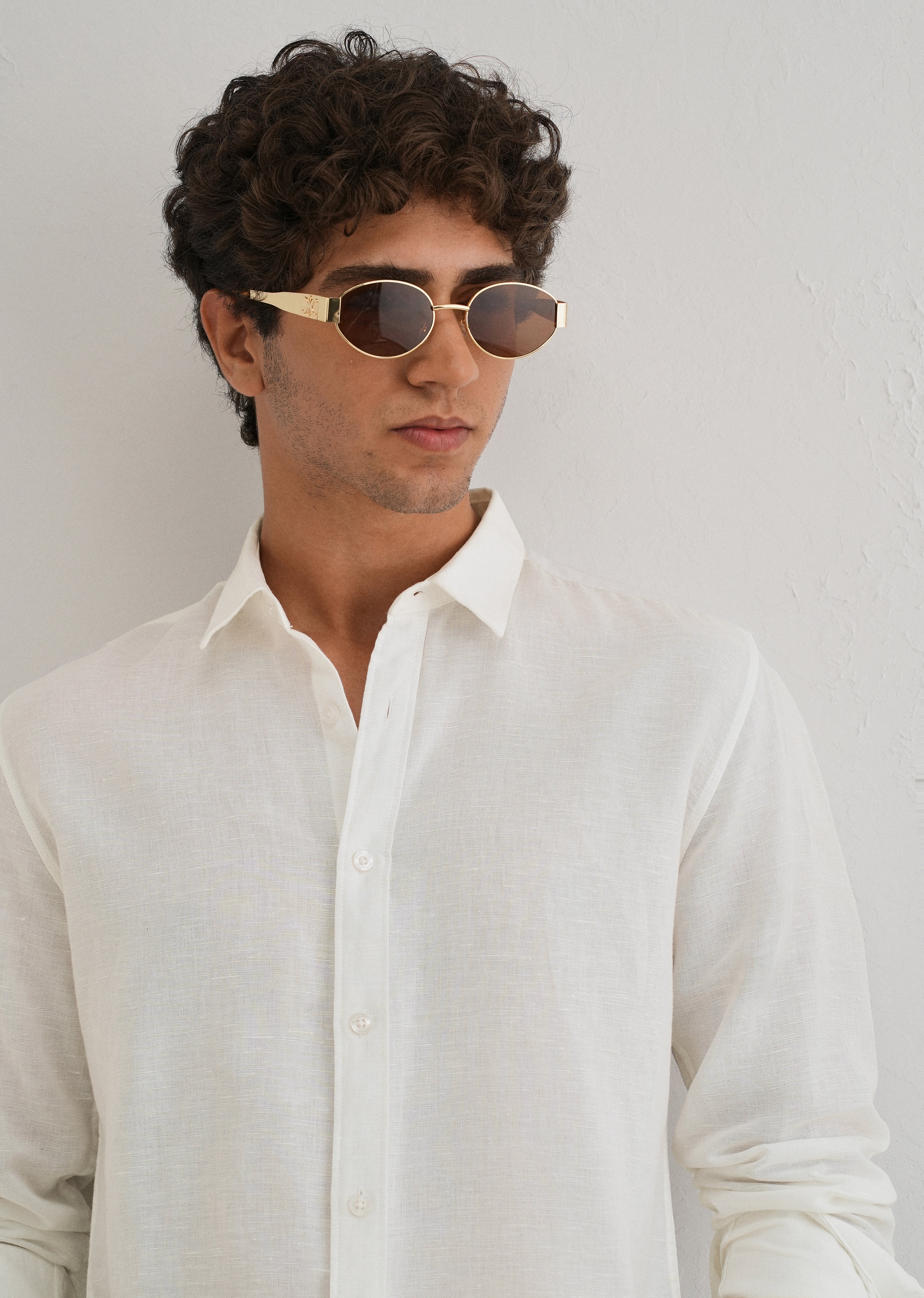 White Linen Shirt
