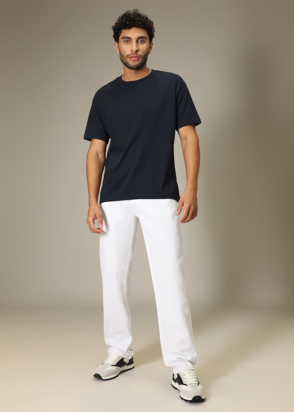 White Straight fit Jeans