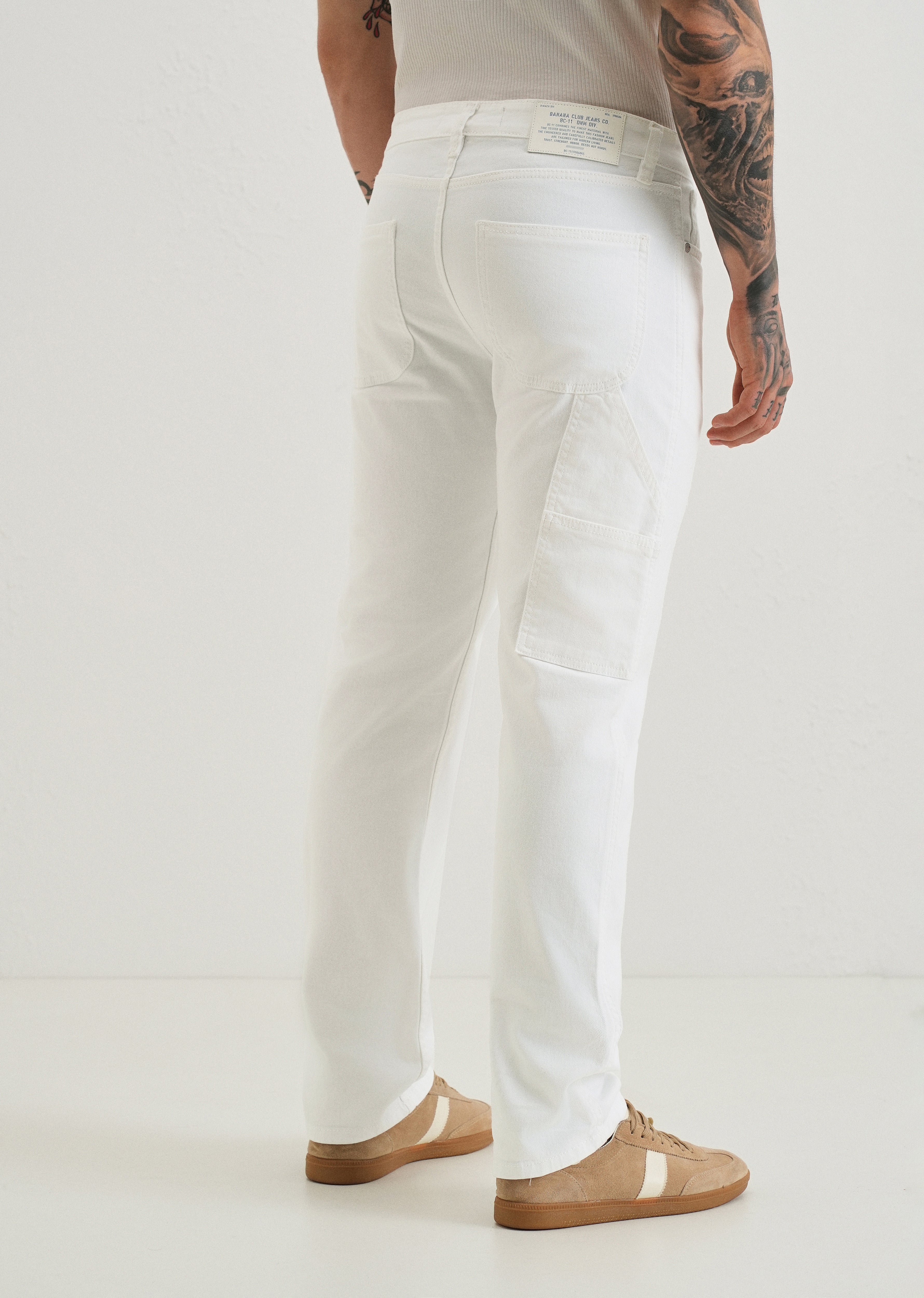 White Straight fit Jeans