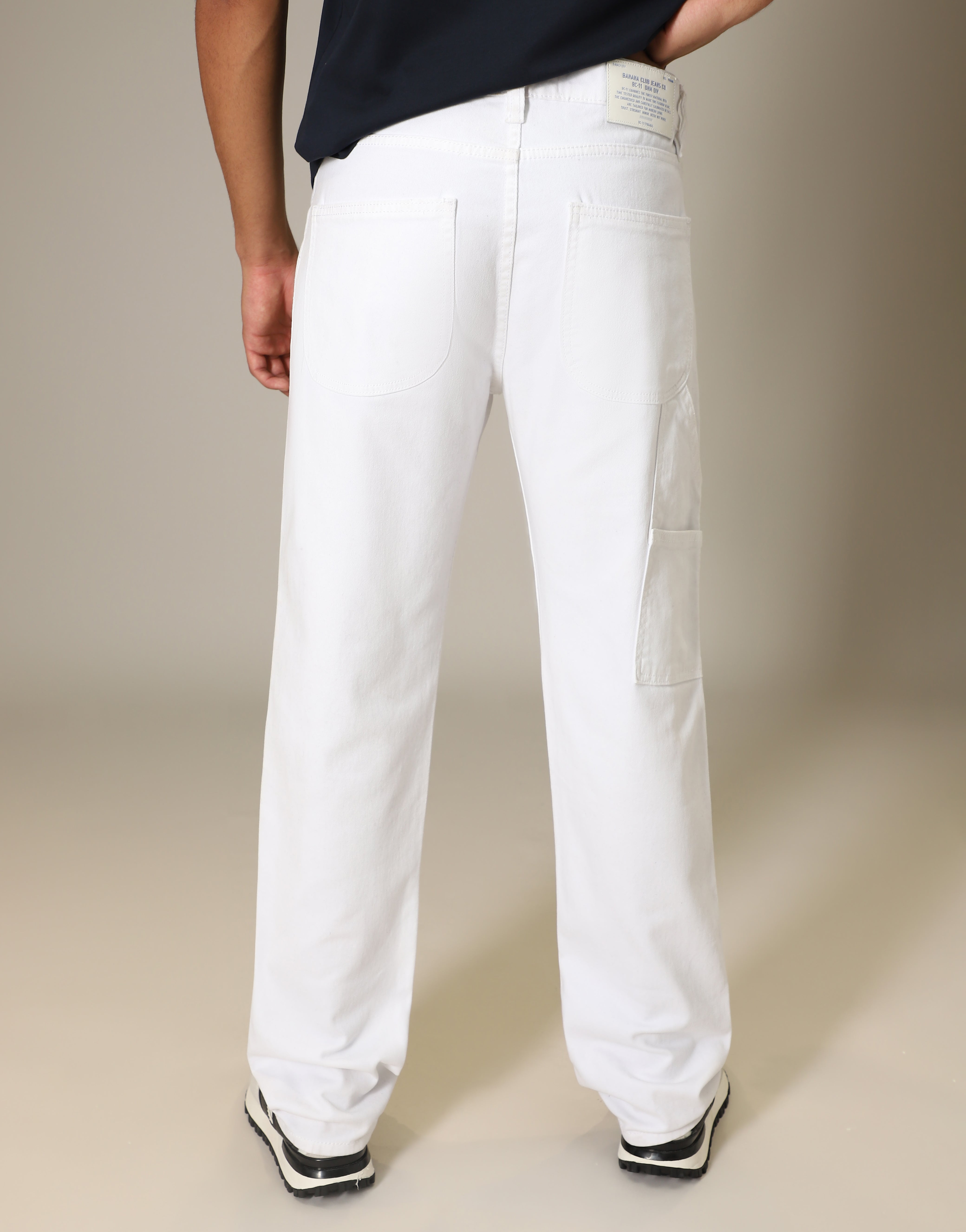 White Straight fit Jeans