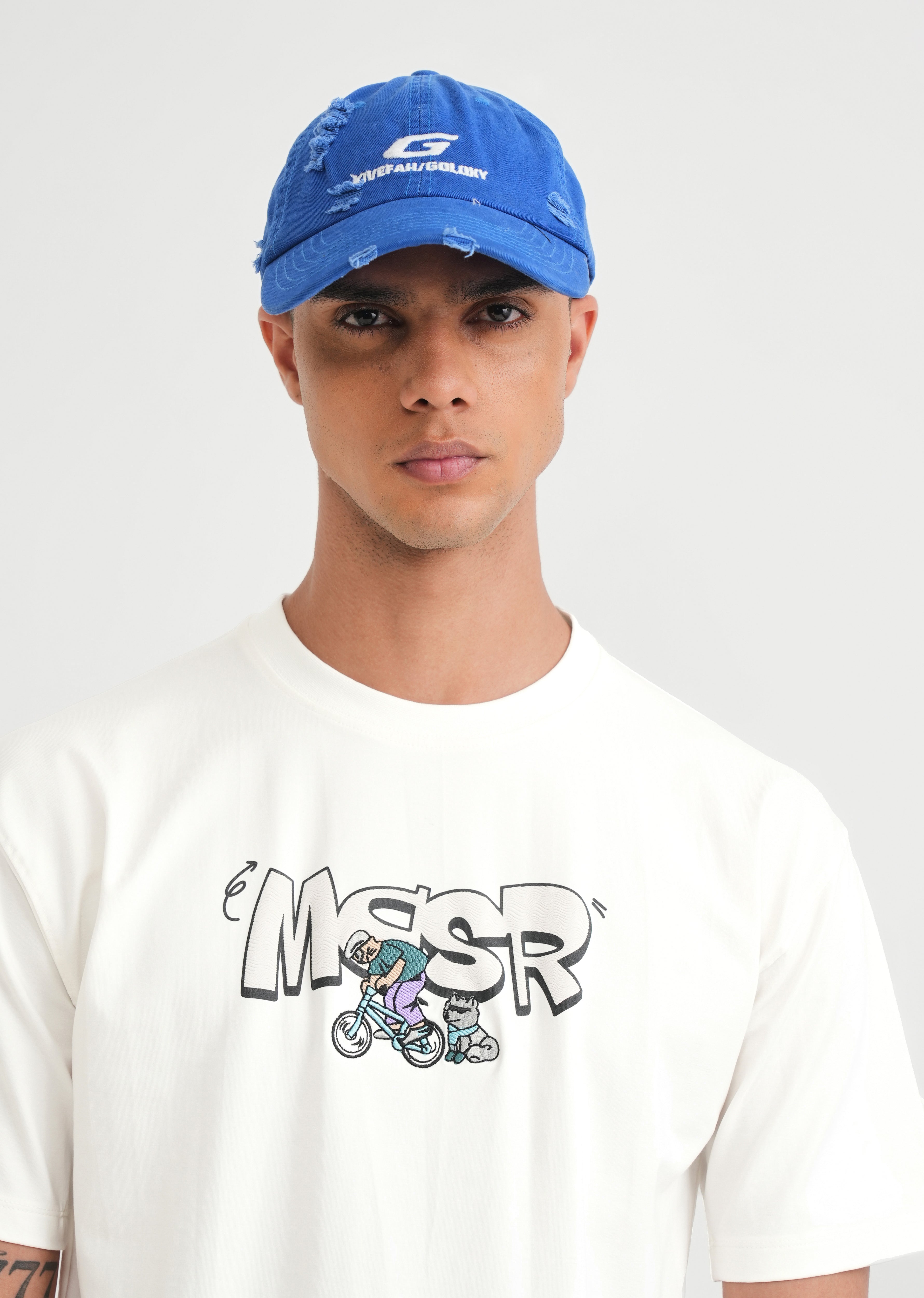 White Graphic Printed T-shirt