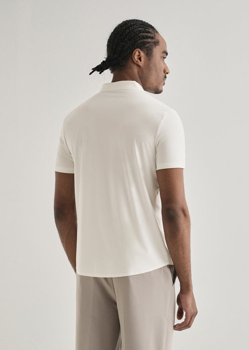 White Stripe Seamless Shirt