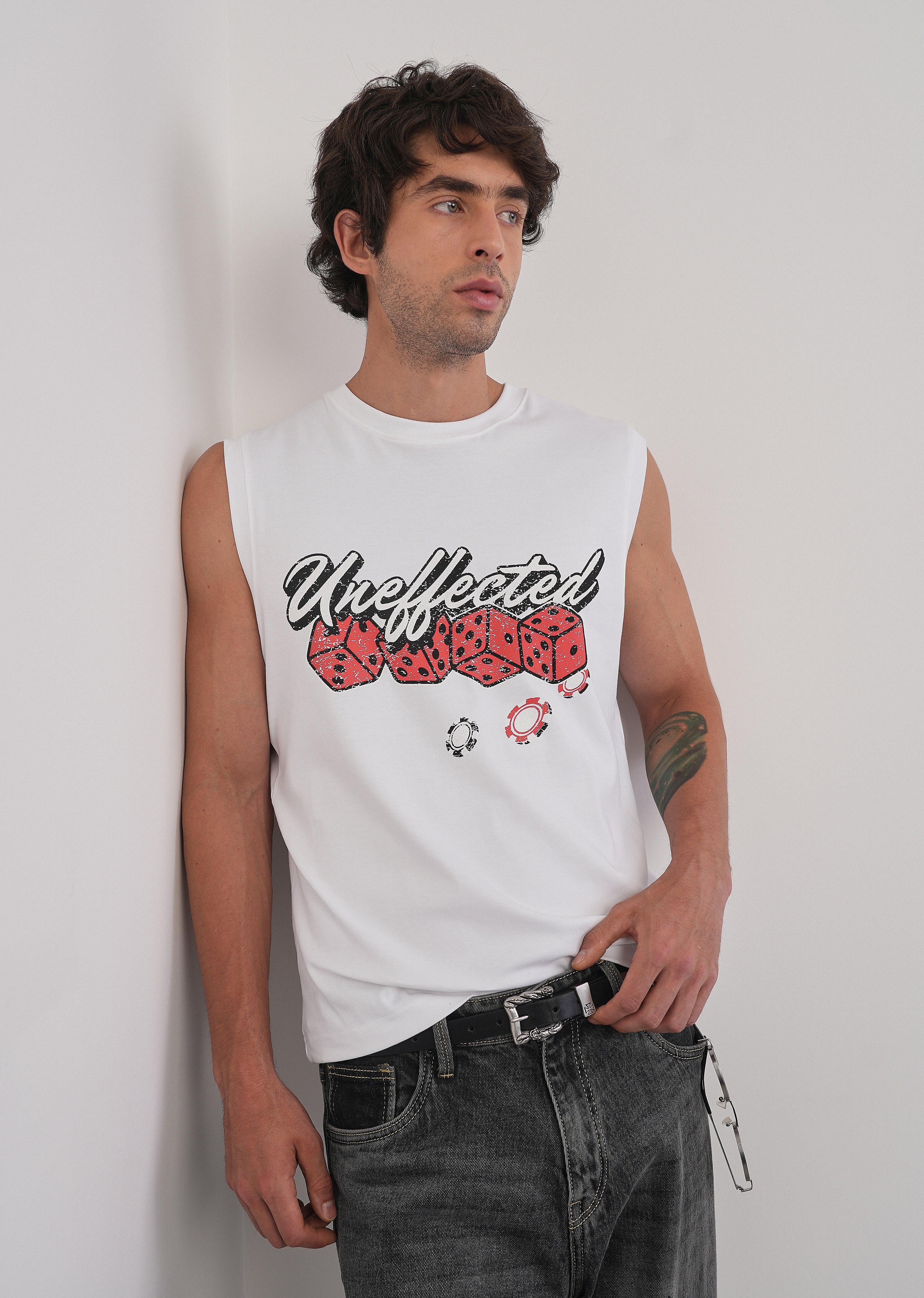 White Uneffected Tank