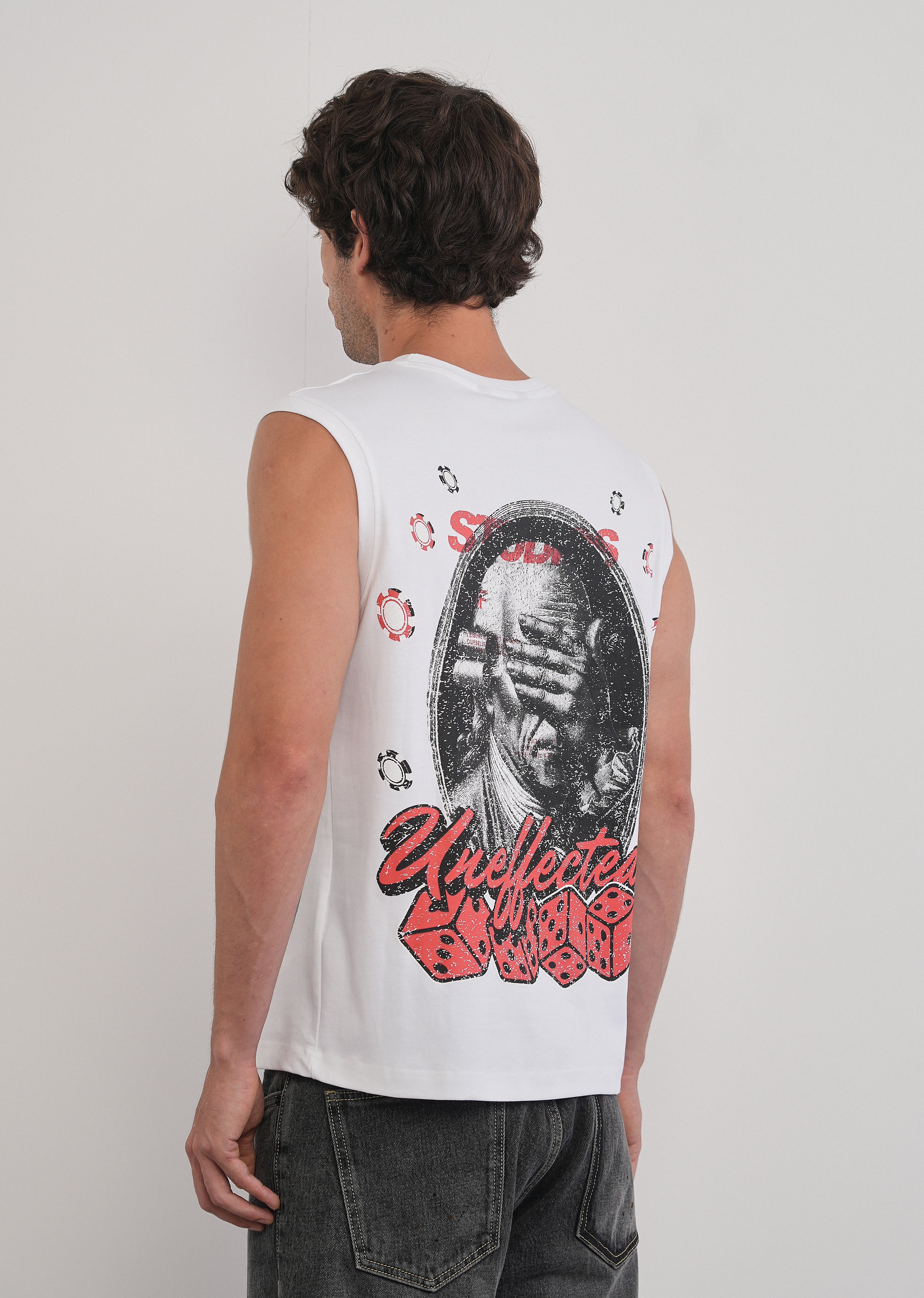 White Uneffected Tank