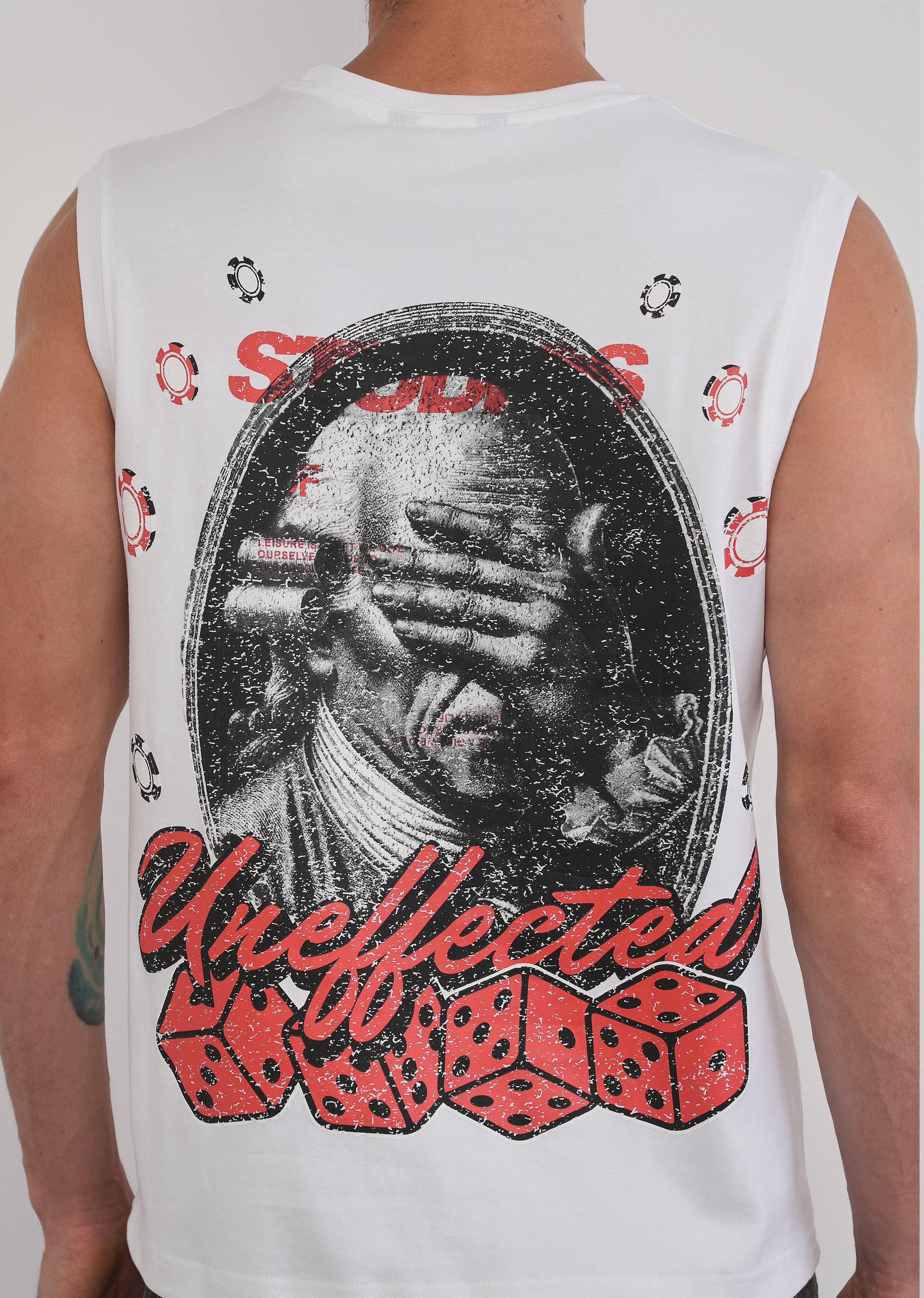 White Uneffected Tank