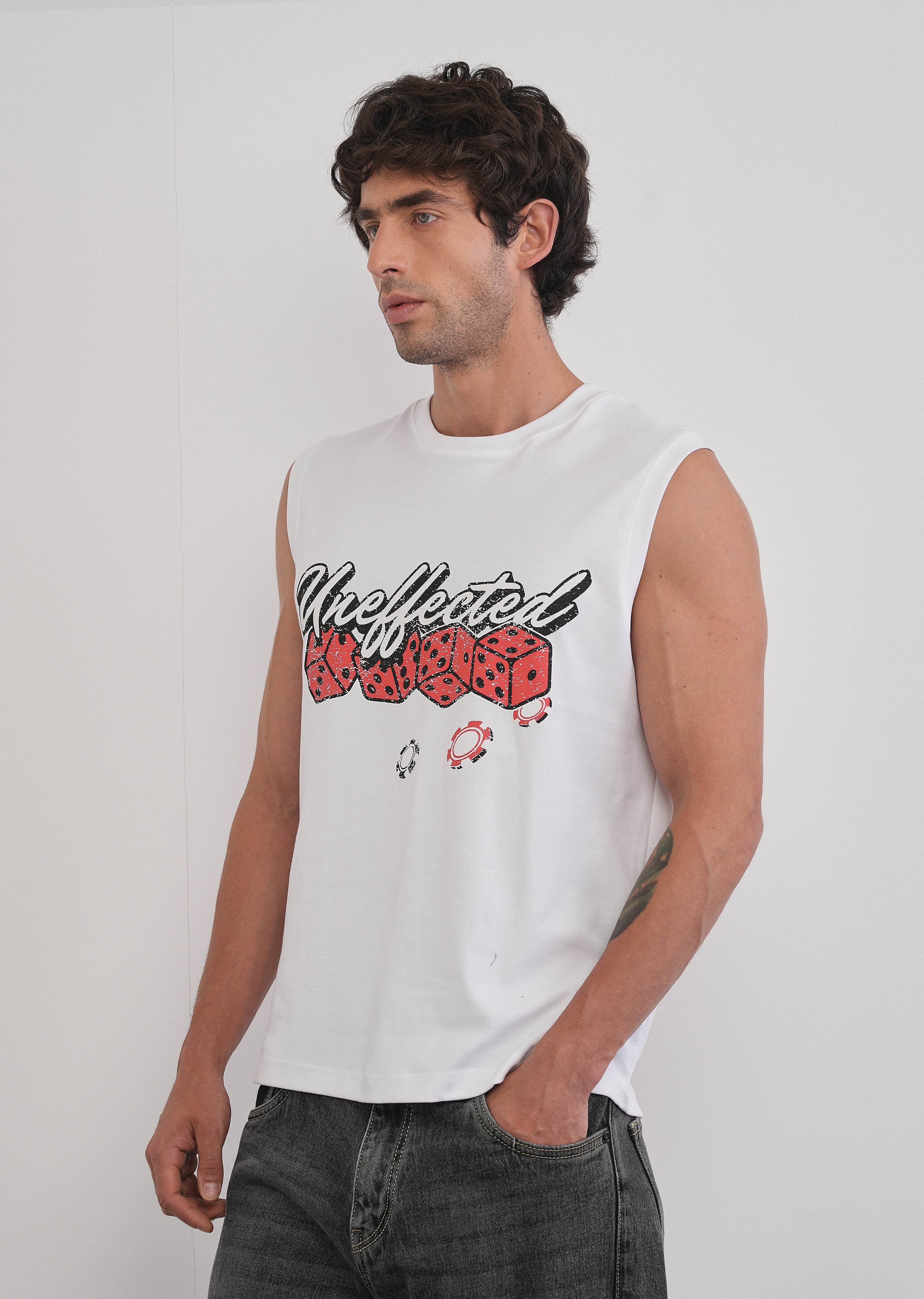 White Uneffected Tank