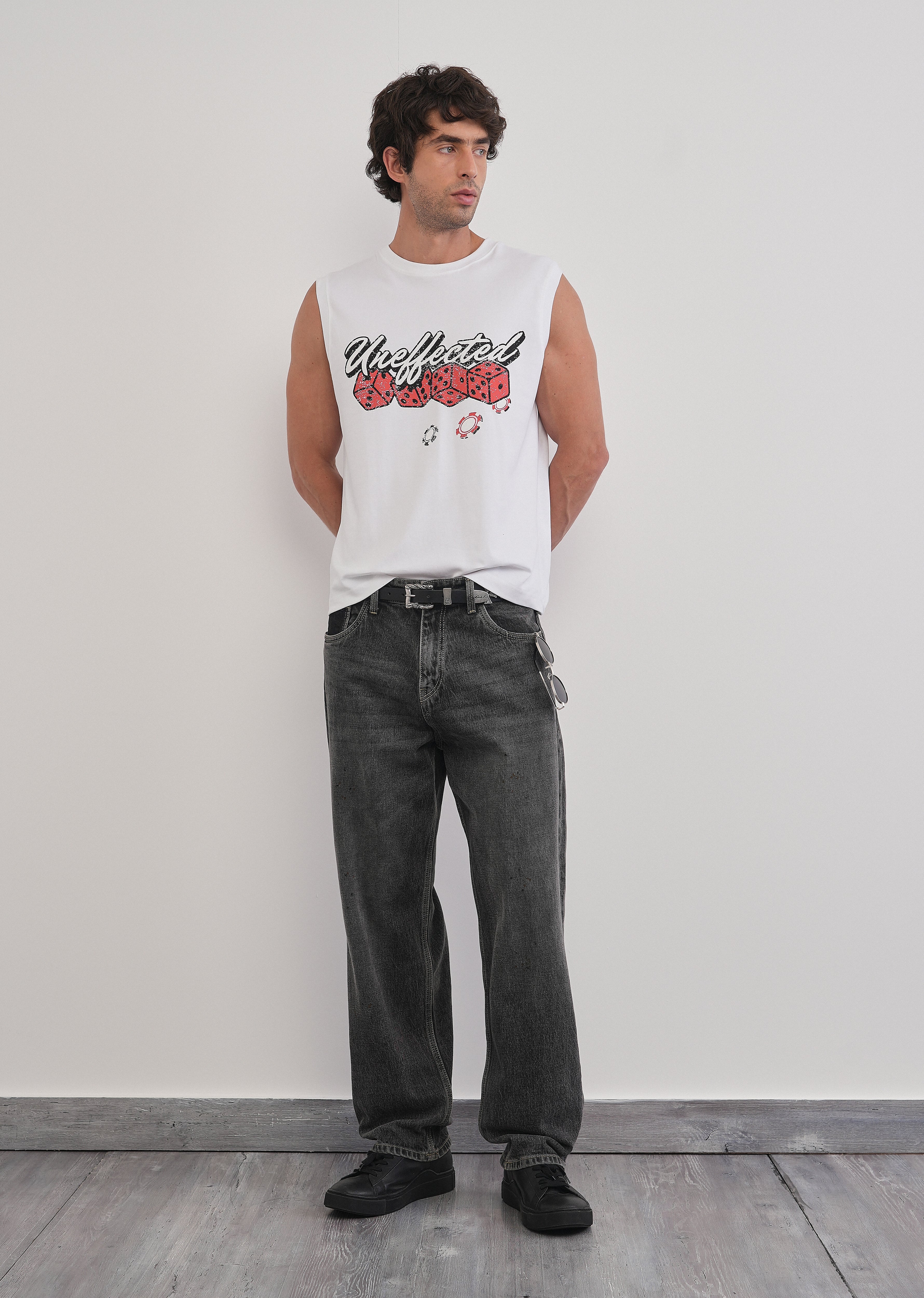 White Uneffected Tank