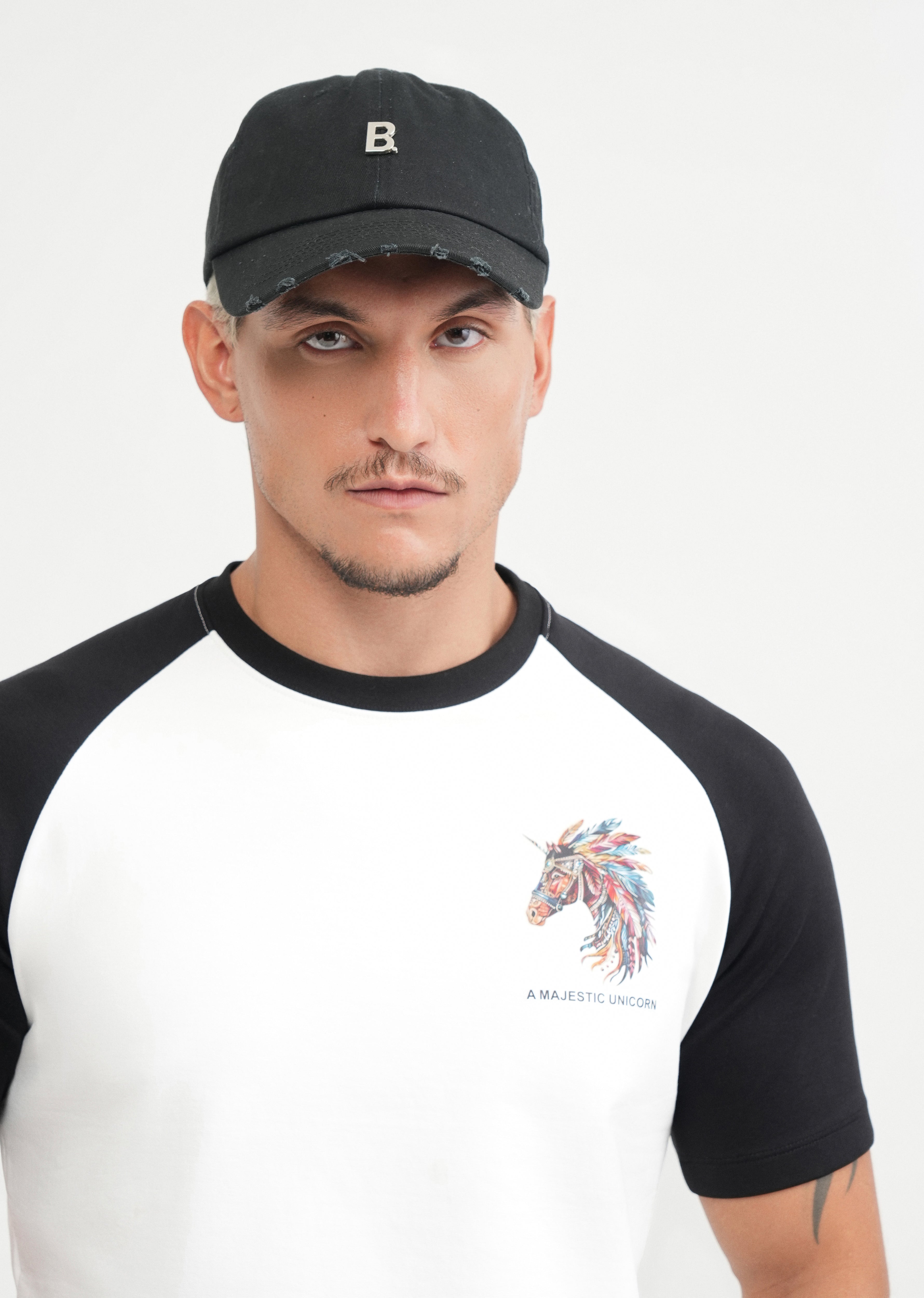White Unicorn Printed T-shirt