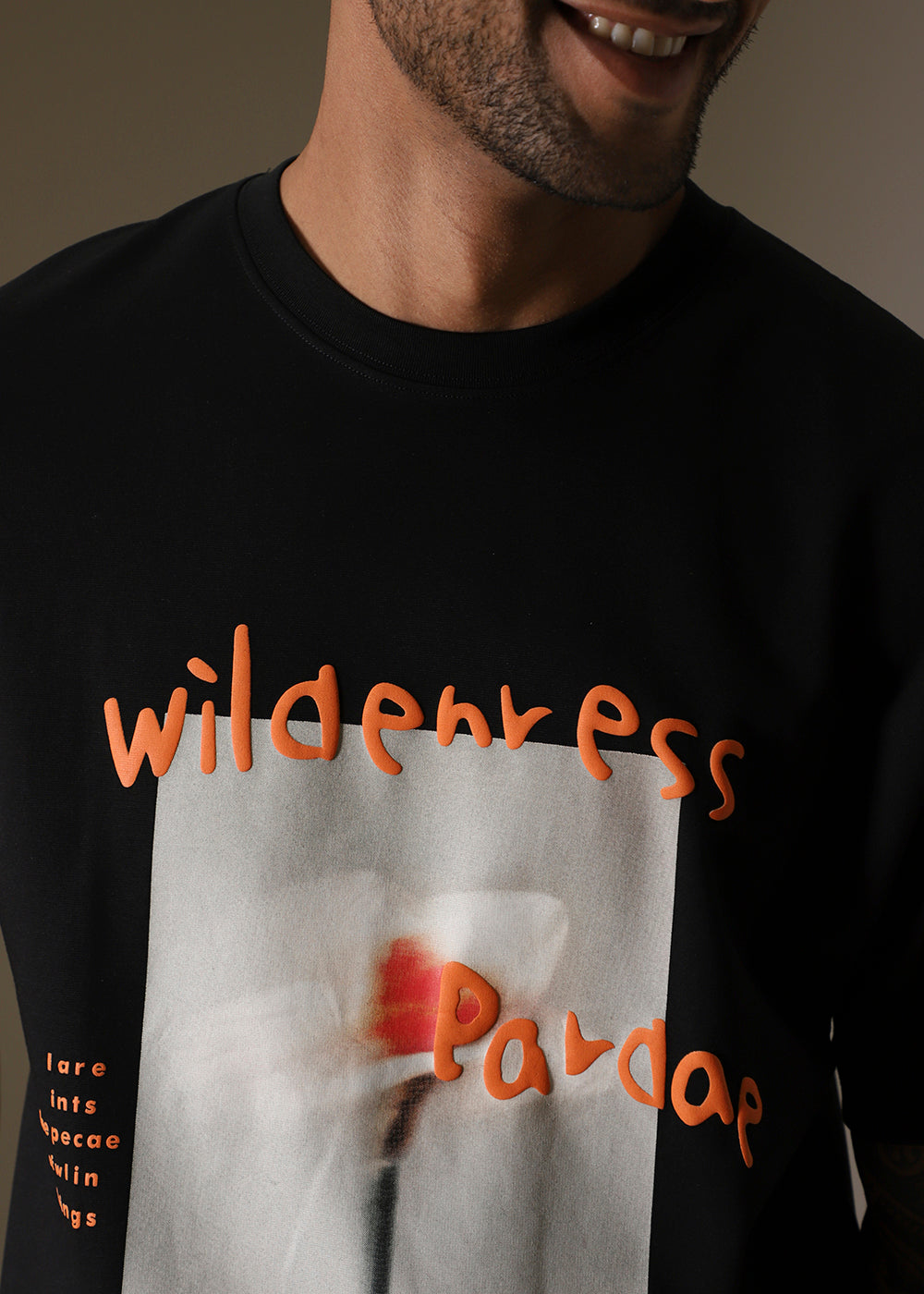 Wild Black Oversized T-shirt
