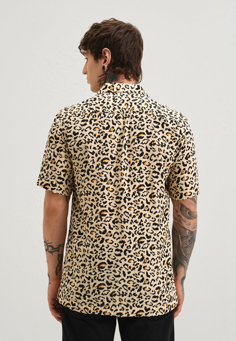 Wild Print Half sleeve shirt