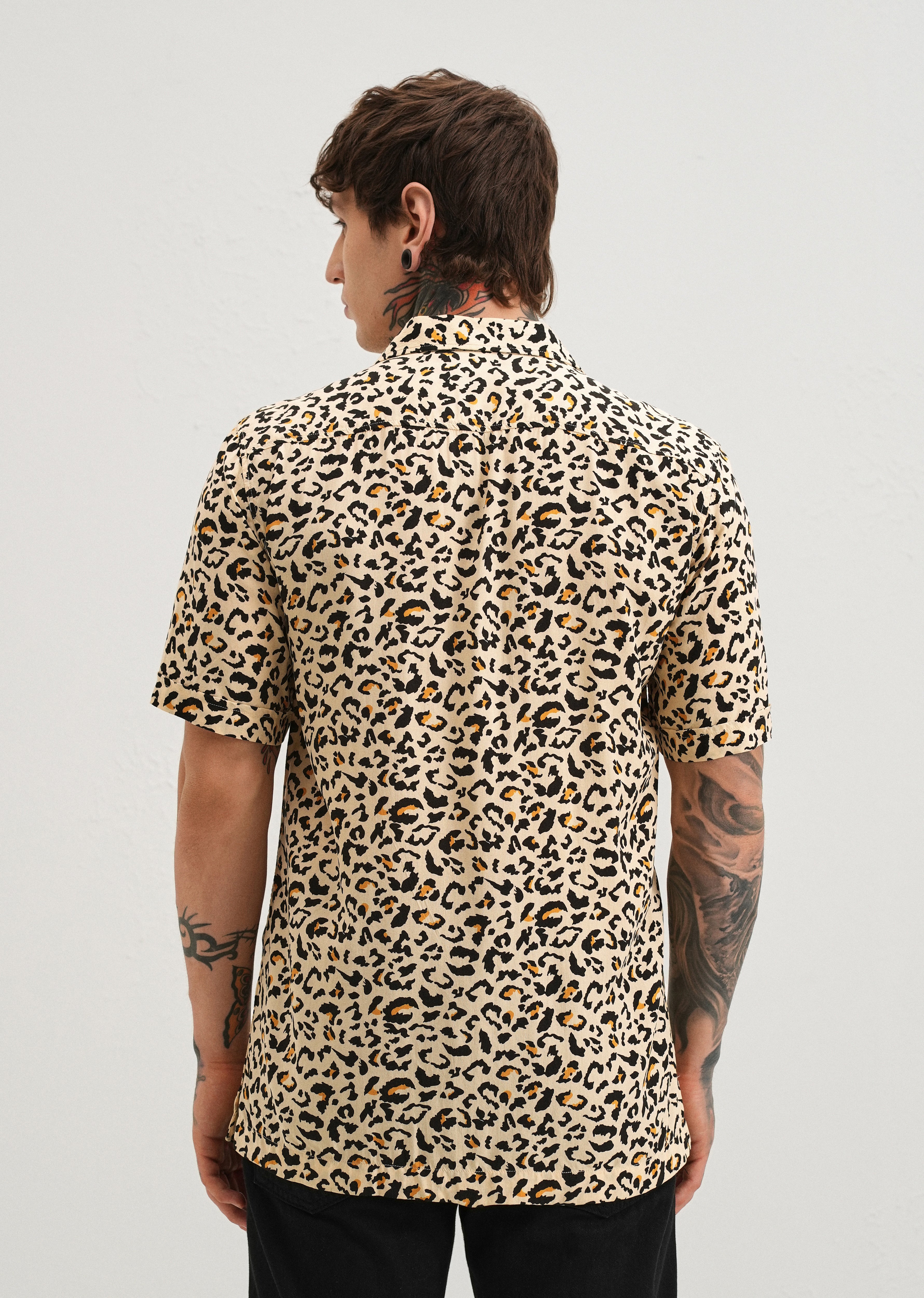 Wild Print Half sleeve shirt