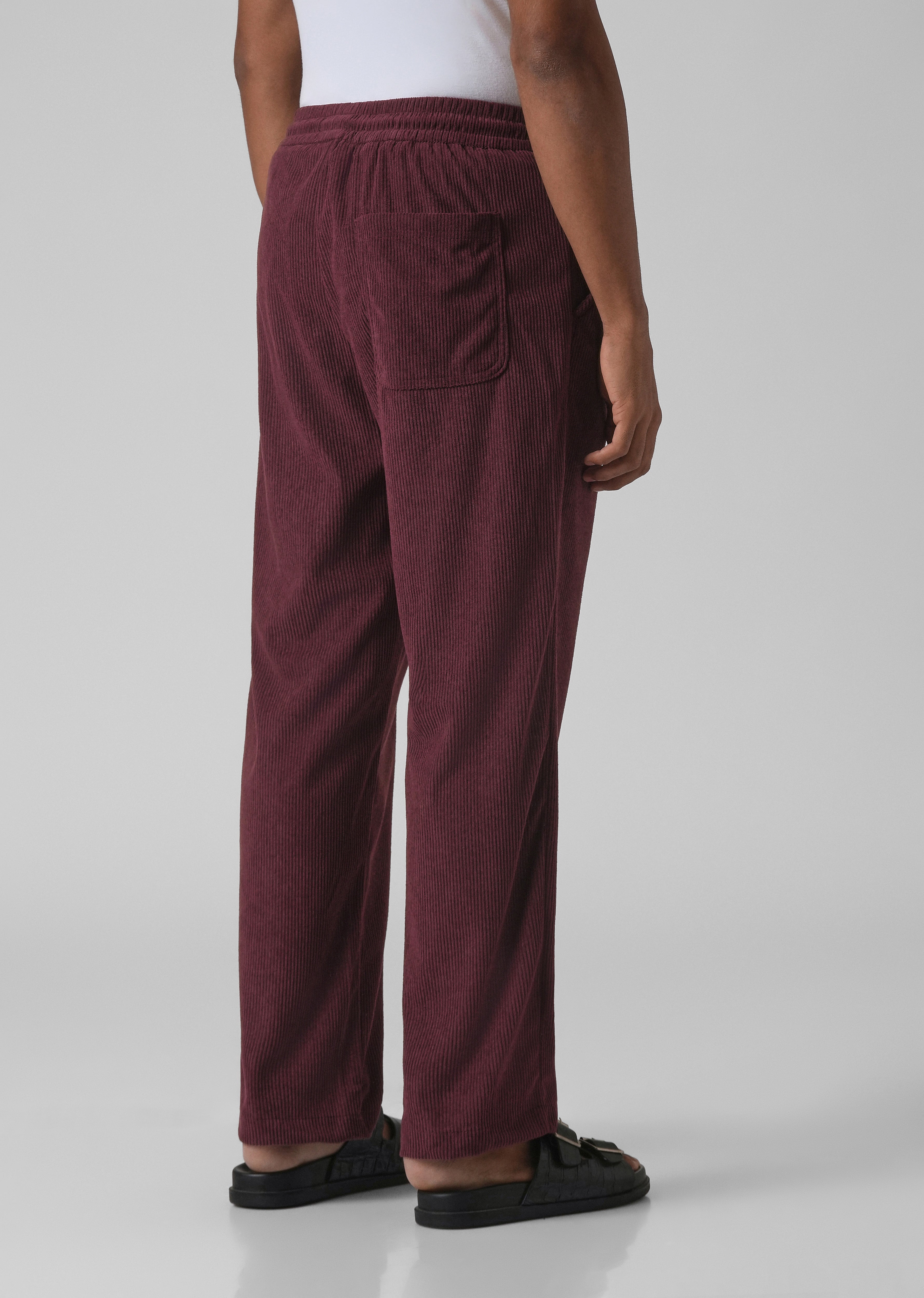 Wine Maroon Corduroy Pants