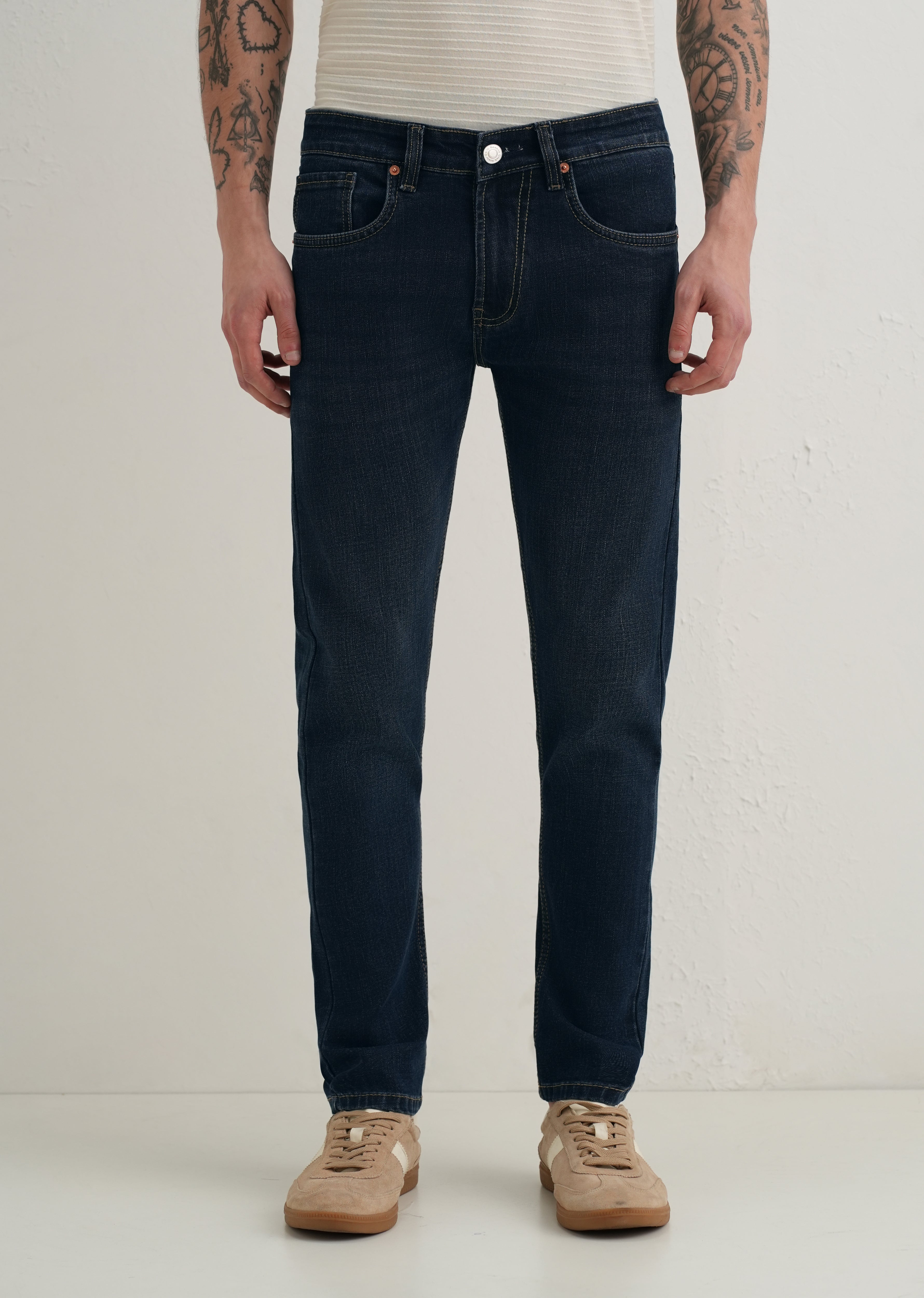Zeel Blue Slim fit Jeans