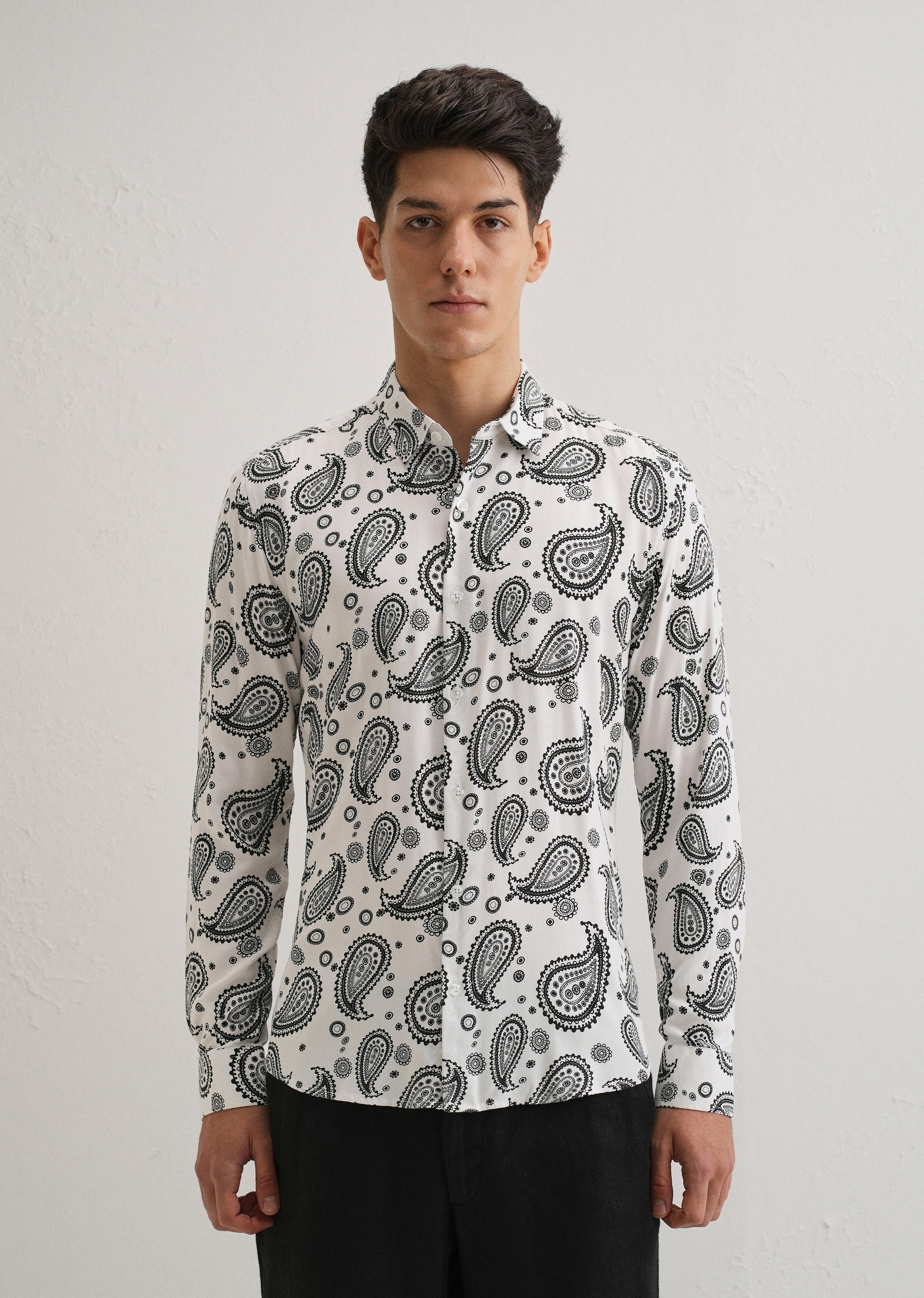 Zubolo Paisley Print Shirt