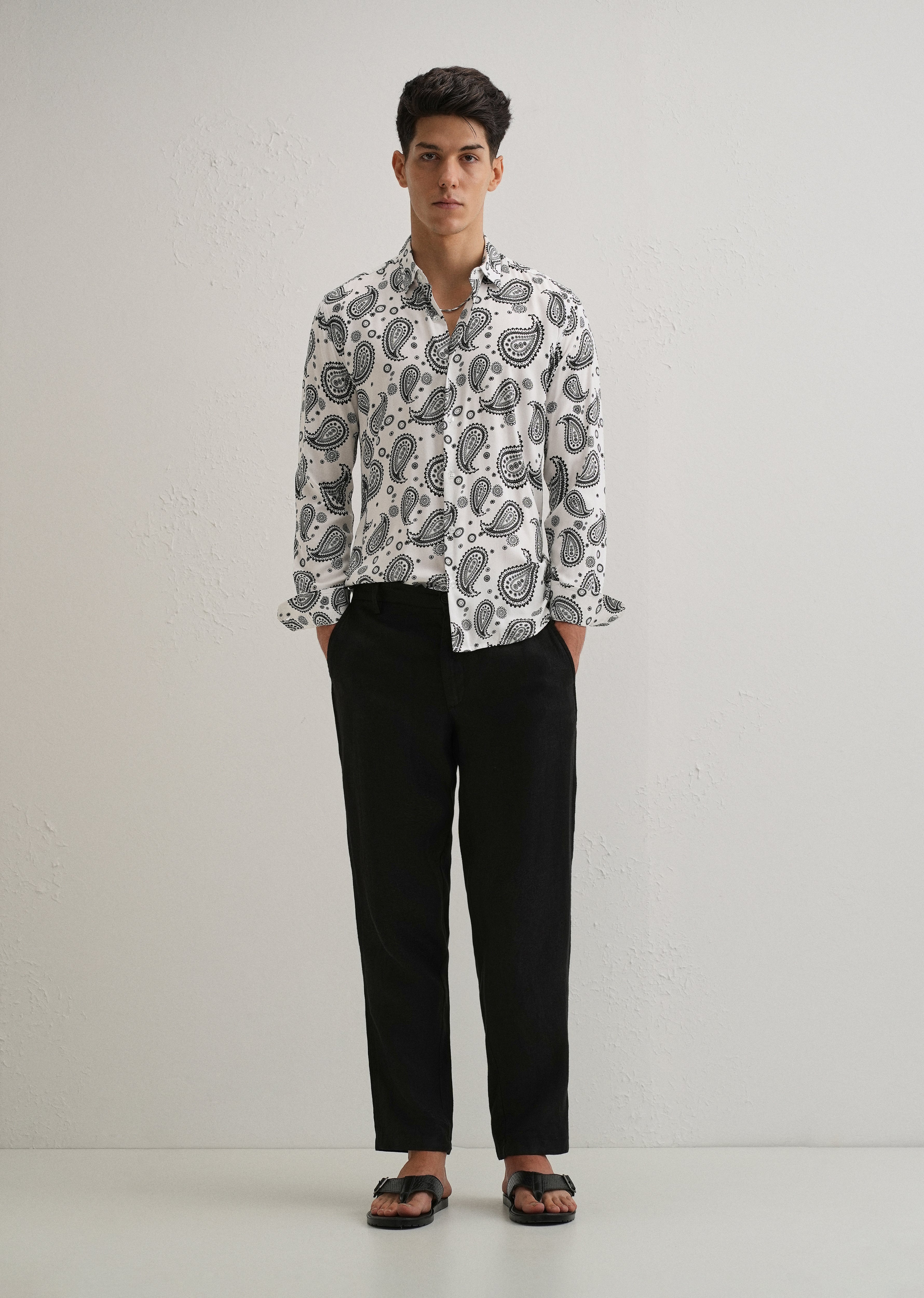 Zubolo Paisley Print Shirt