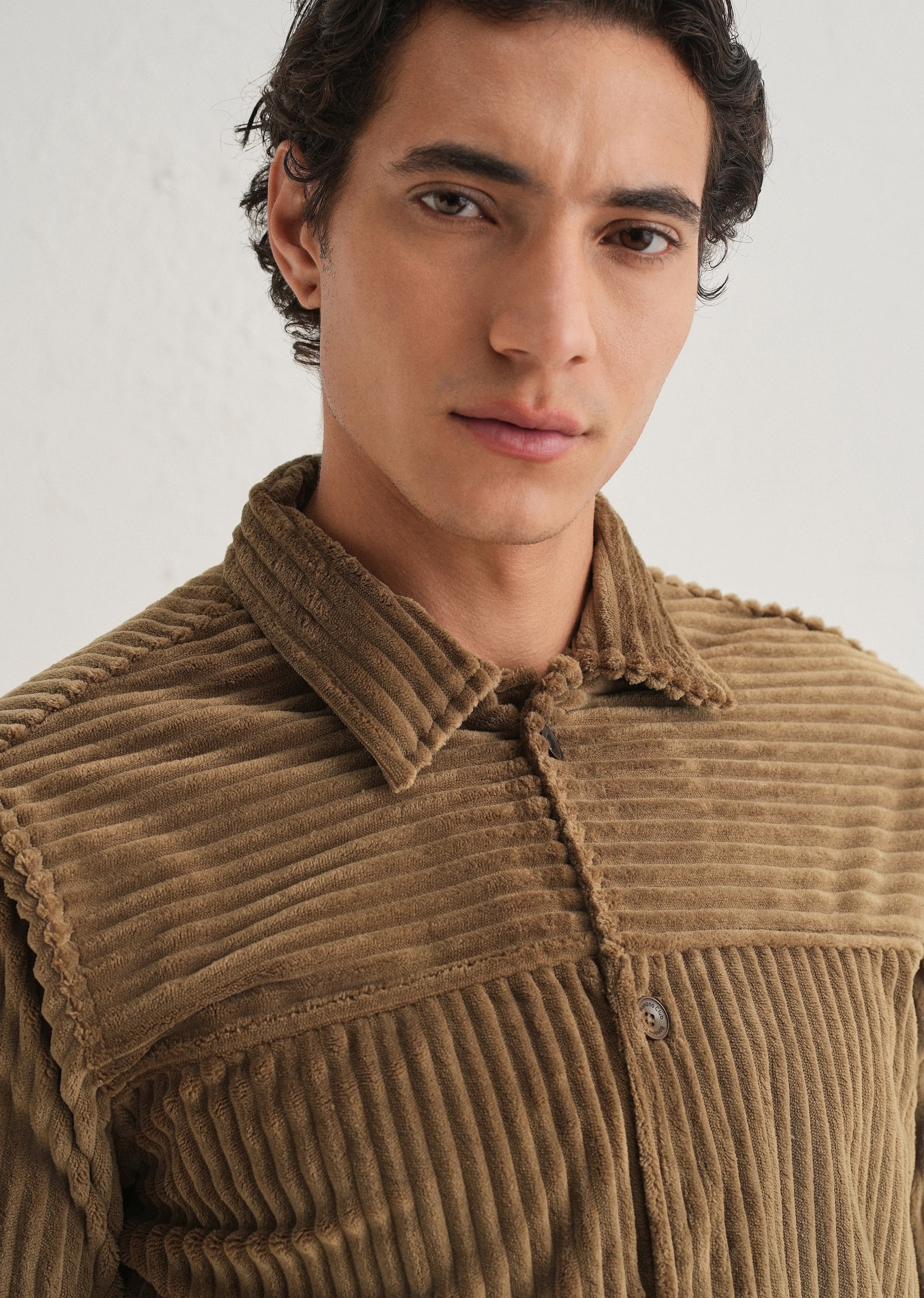 Brown Corduroy Shacket