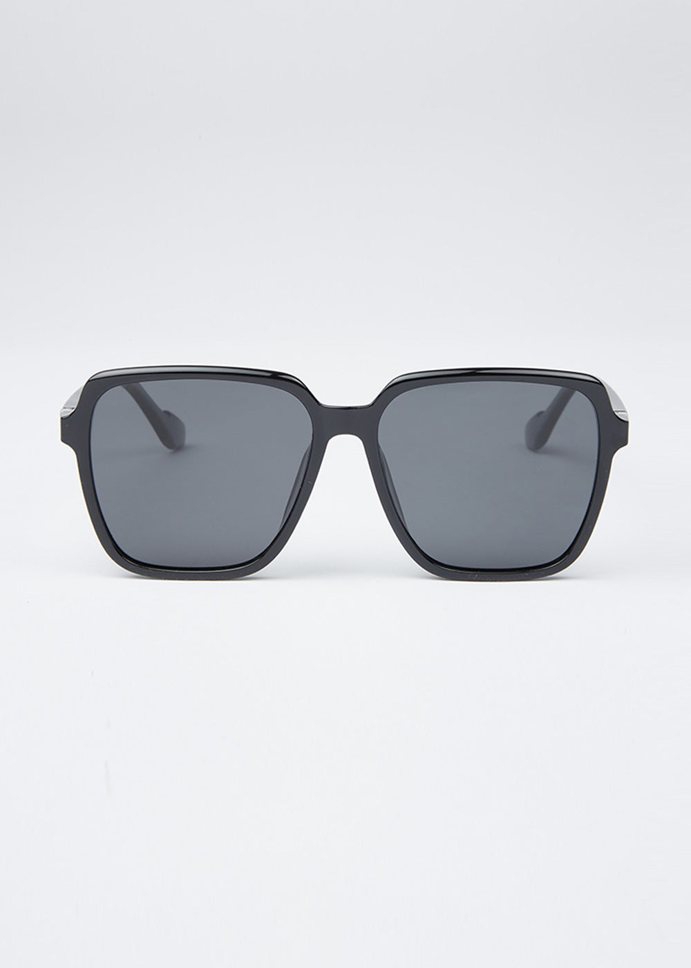 Classic Black Unisex Square Sunglasses