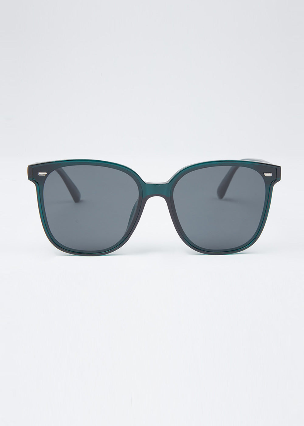 Turquoise Green Unisex Square Sunglasses
