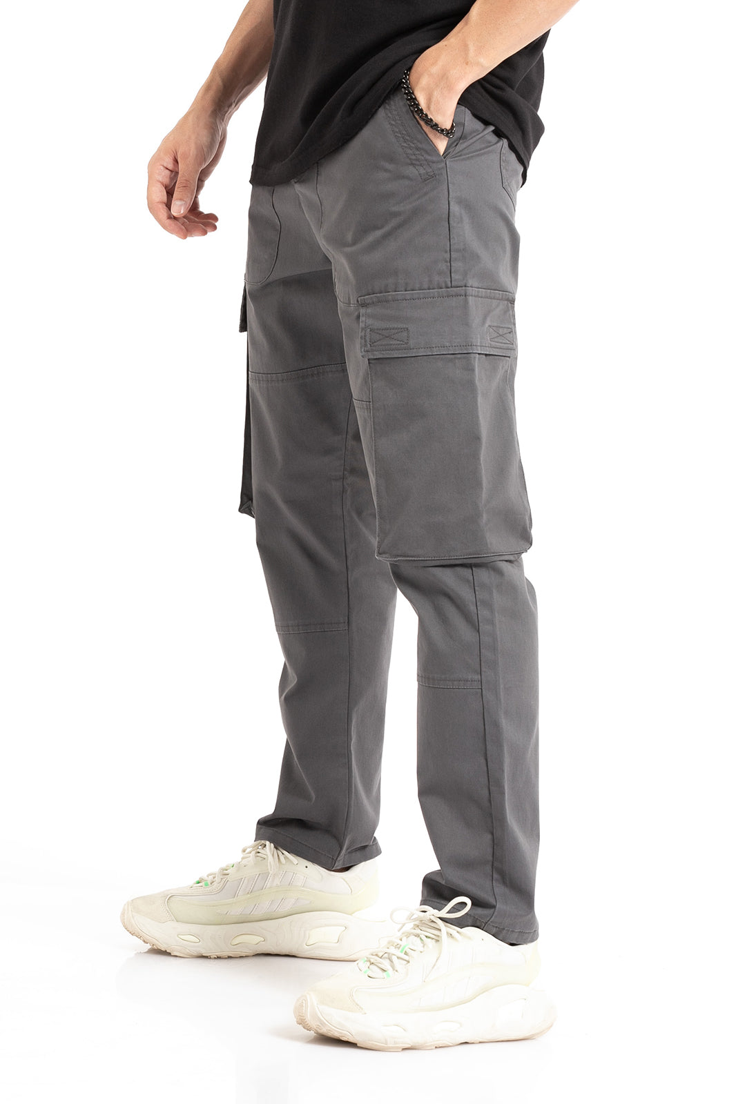 Shop Dark Grey Cargo Pants