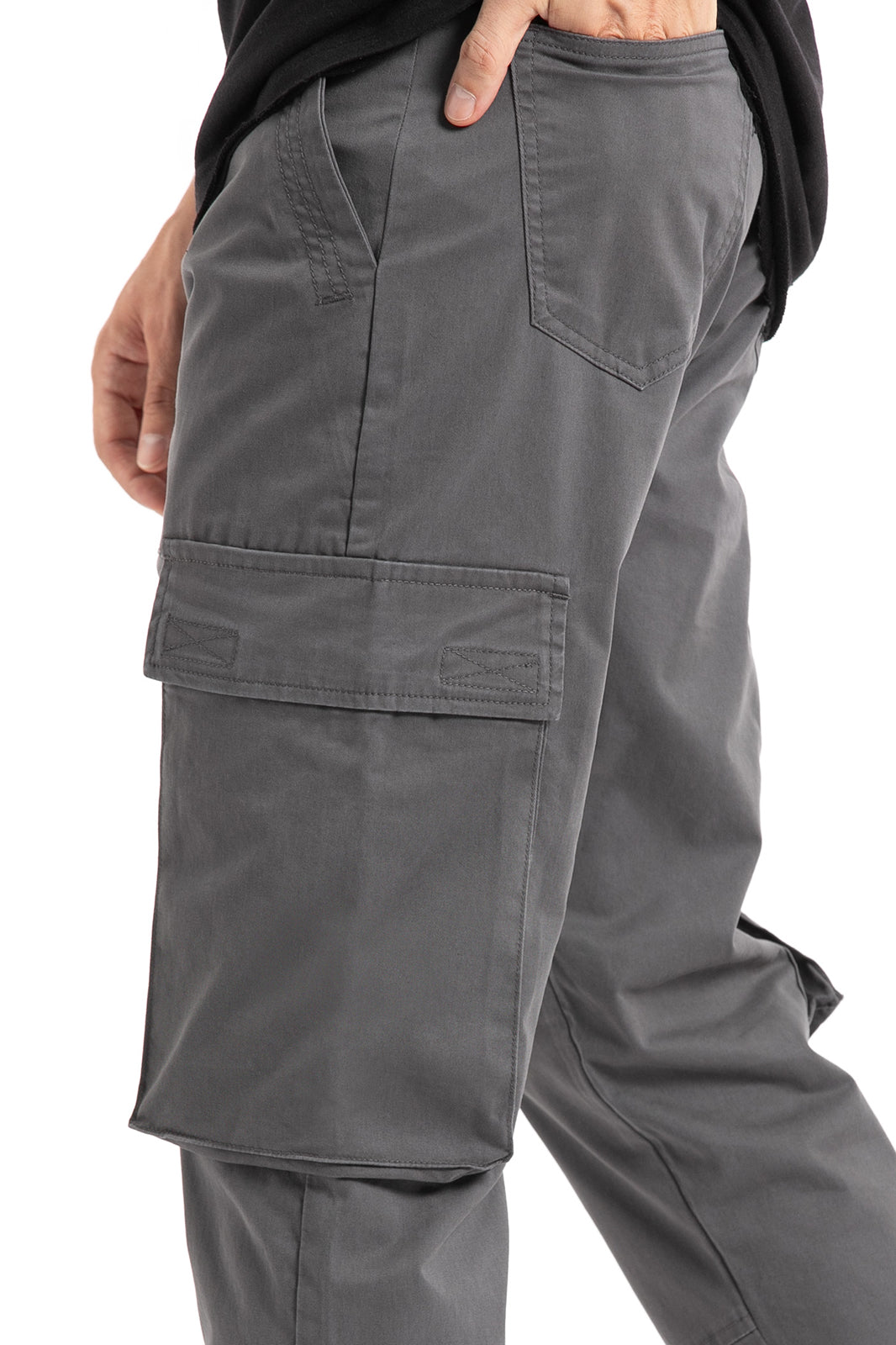Buy Now Dark Grey Cargo Pants