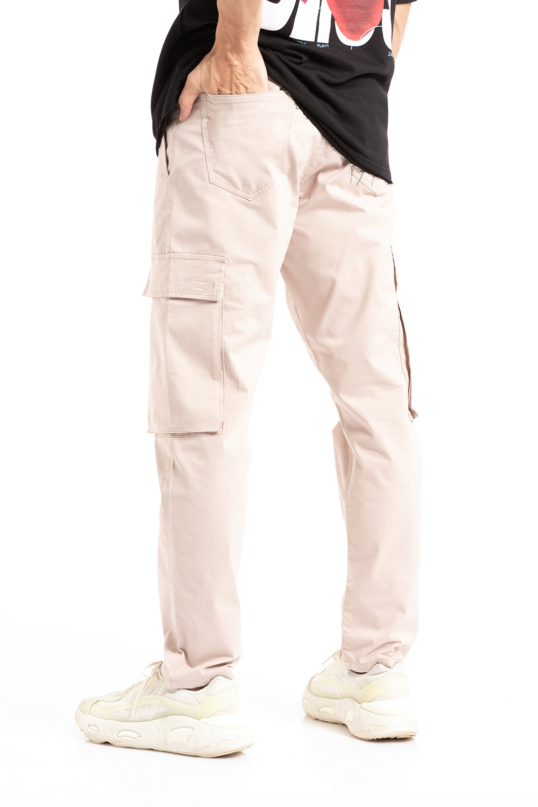 Nude Pink Cargo Pant