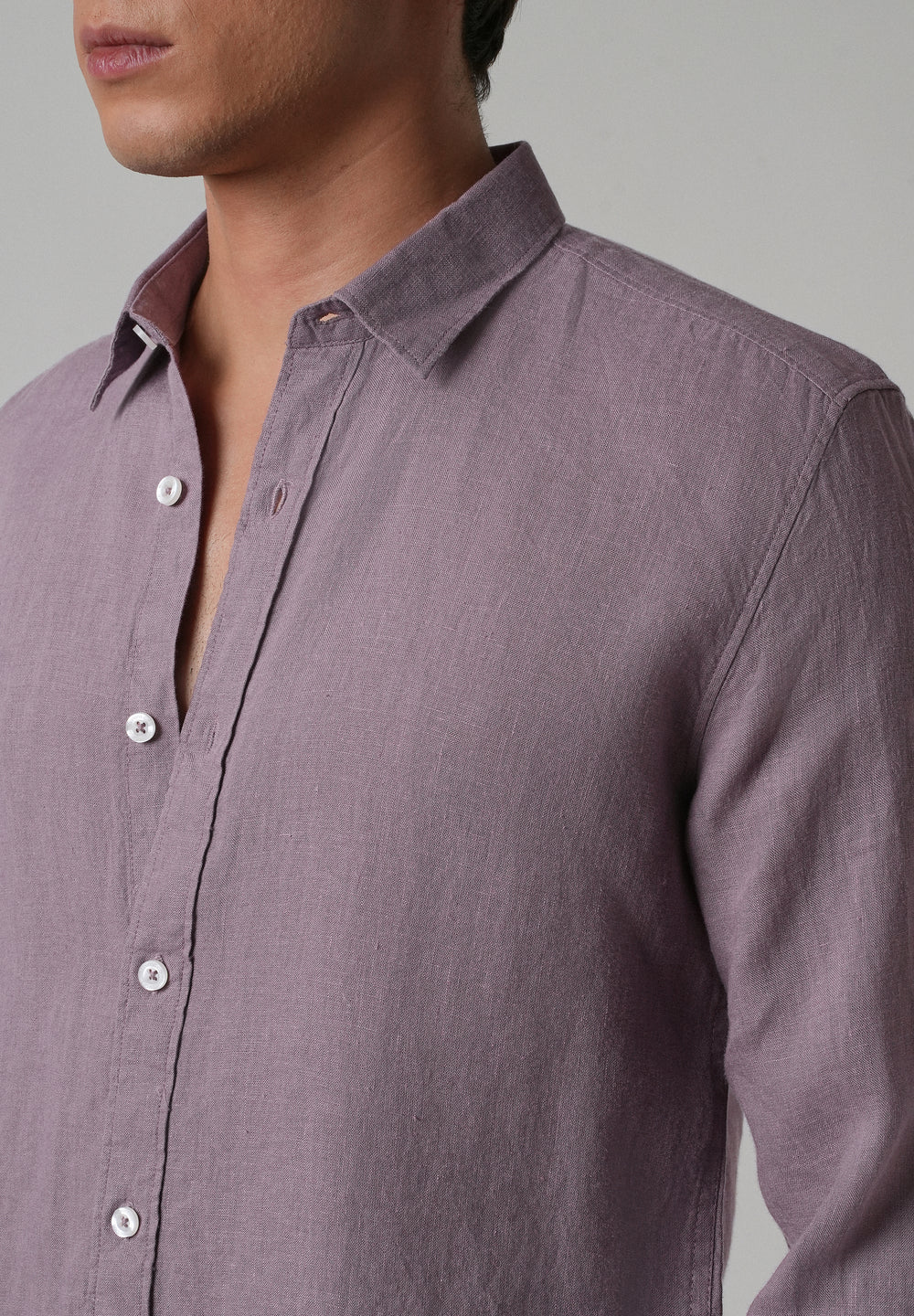 100% Pure Lavender Linen Shirt