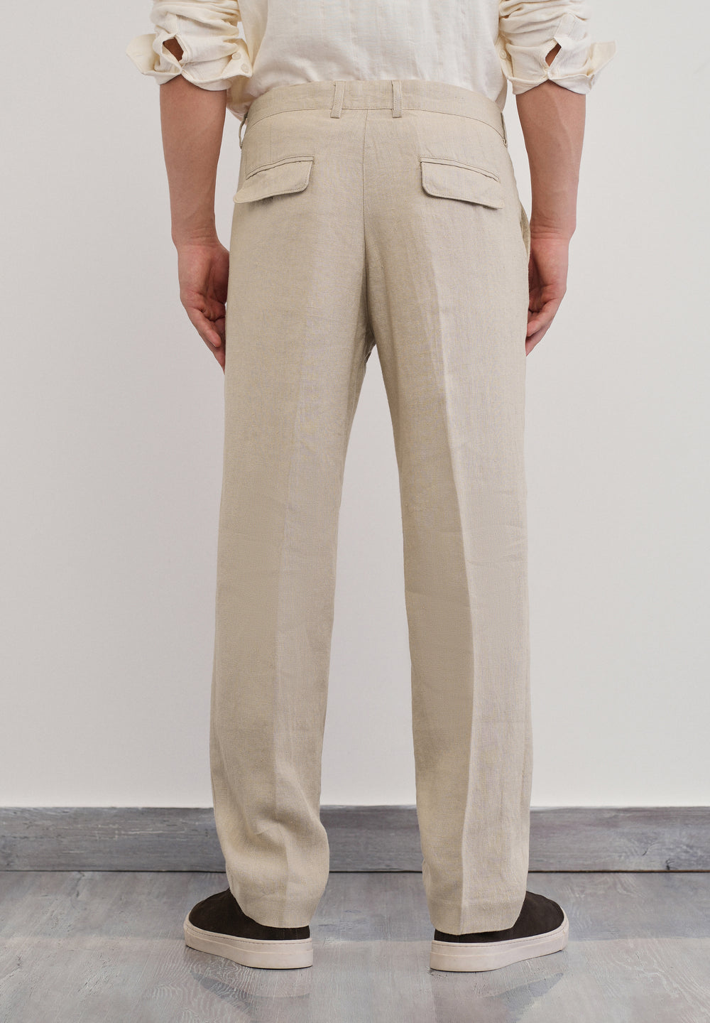 100% Pure Linen Beige Pant