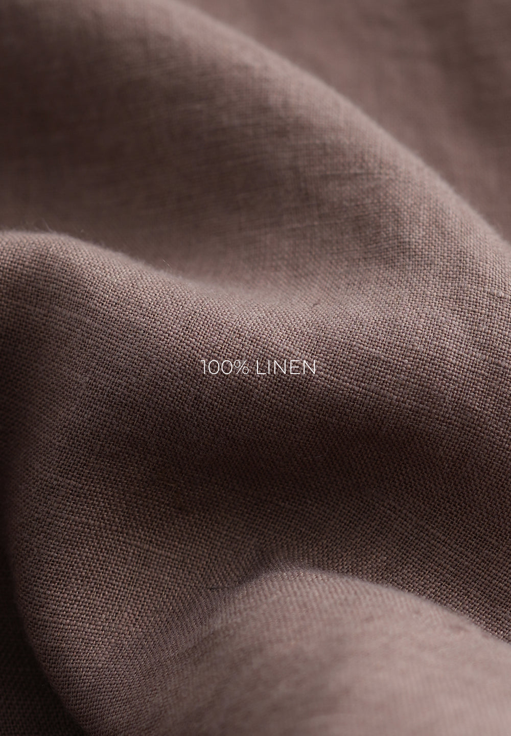 100% Pure Linen Brown Shirt