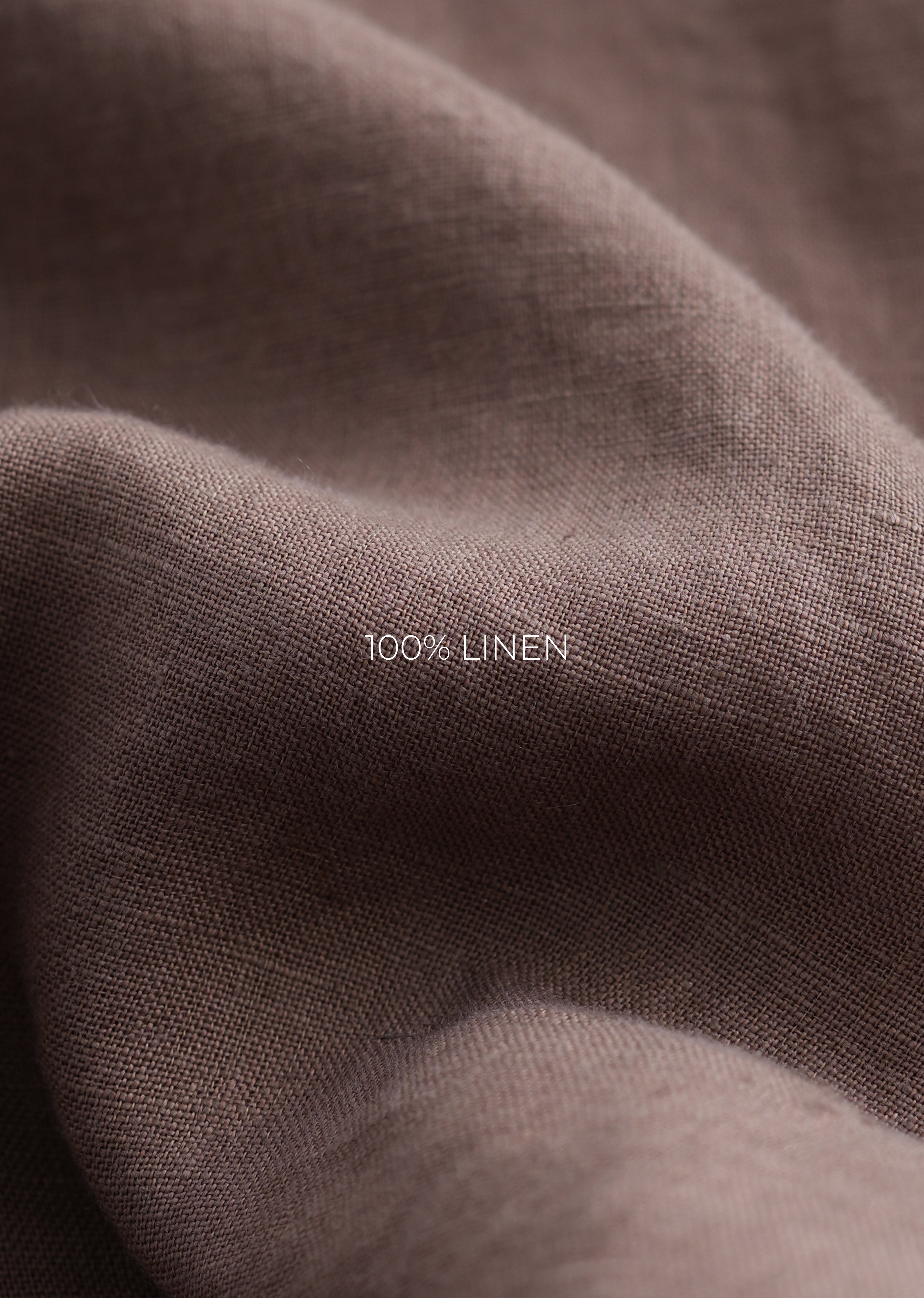 100% Pure Linen Brown Shirt