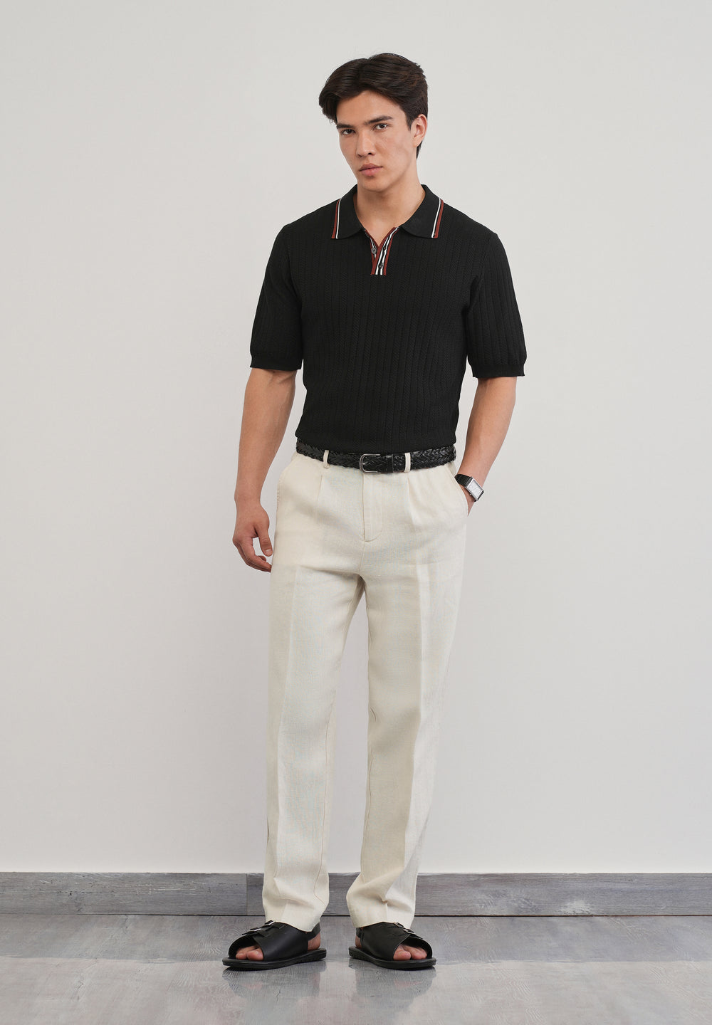100% Pure Linen Ivory Pant