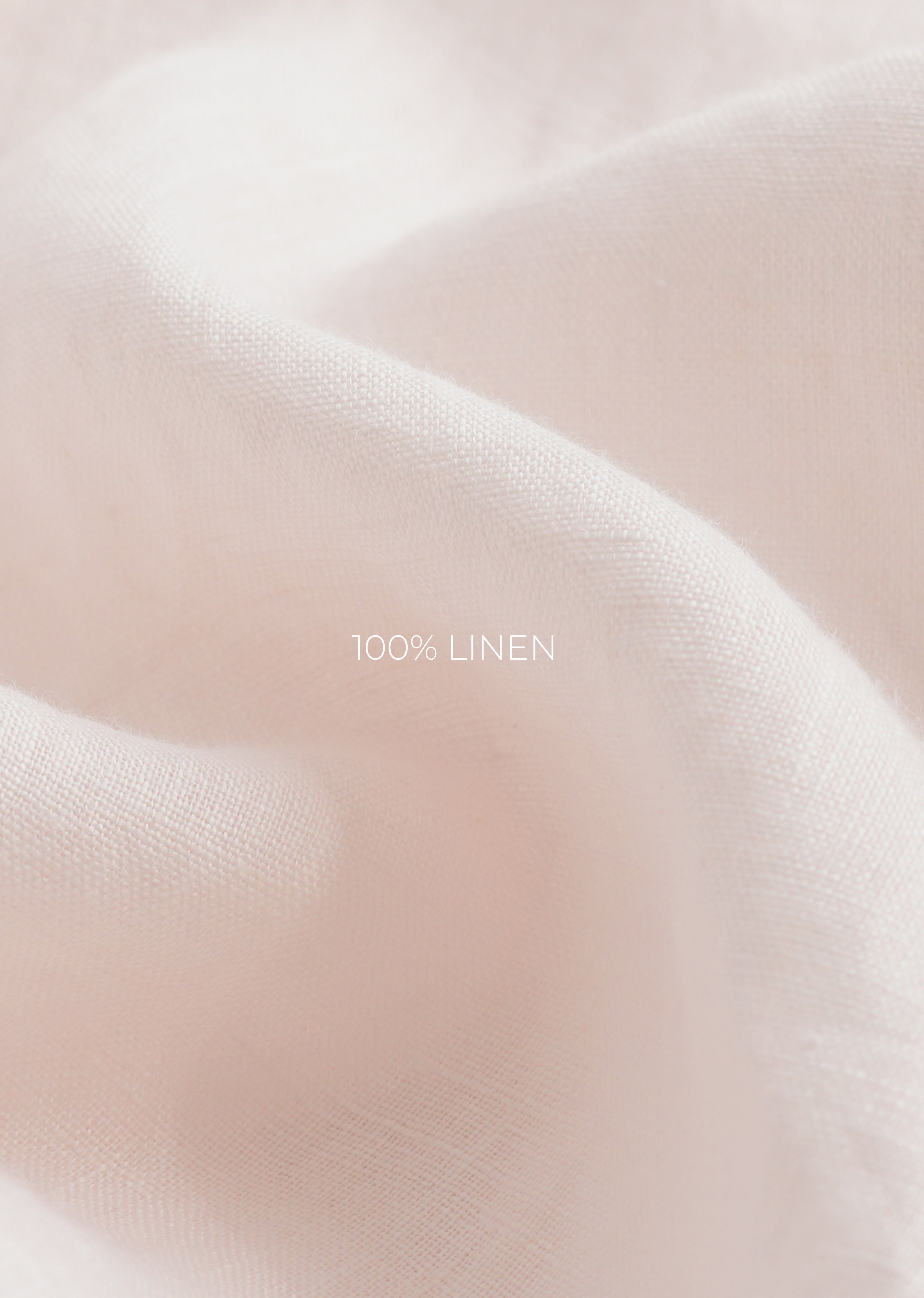 100% Pure Linen Light Pink Shirt