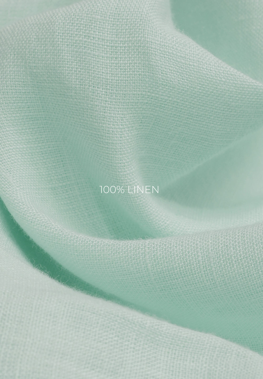 100% Pure Linen Mint Green Shirt