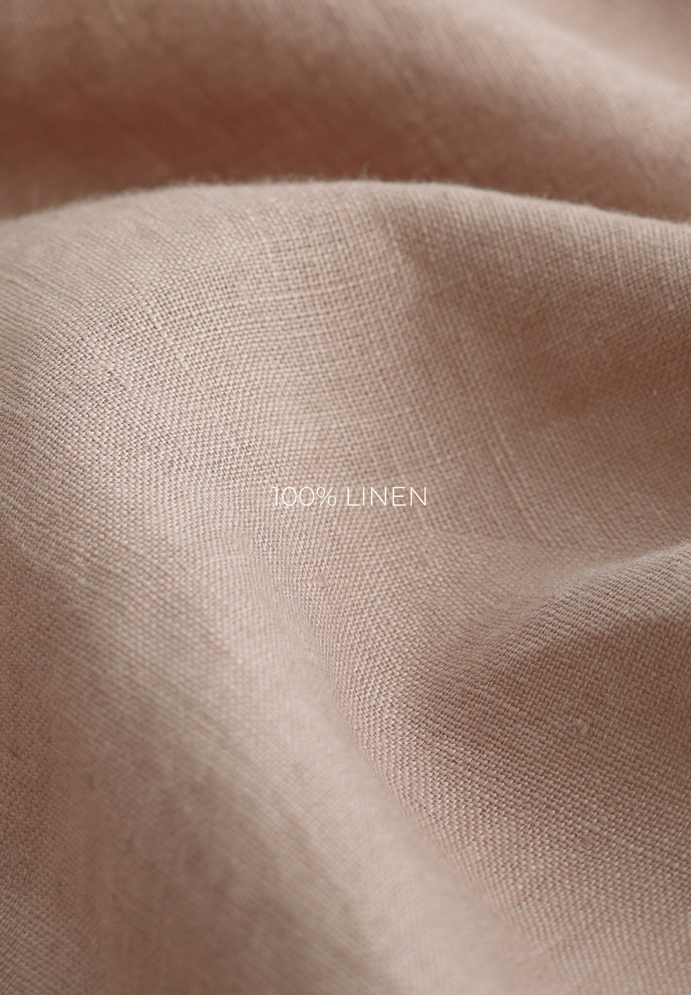 100% Pure Linen Sand Beige Shirt