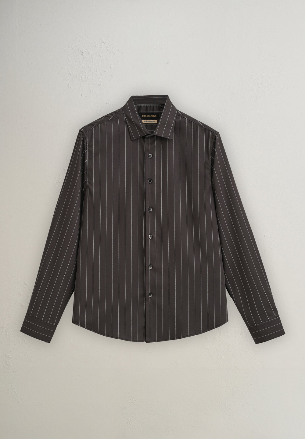 Grey Vertical Stripe Shirt