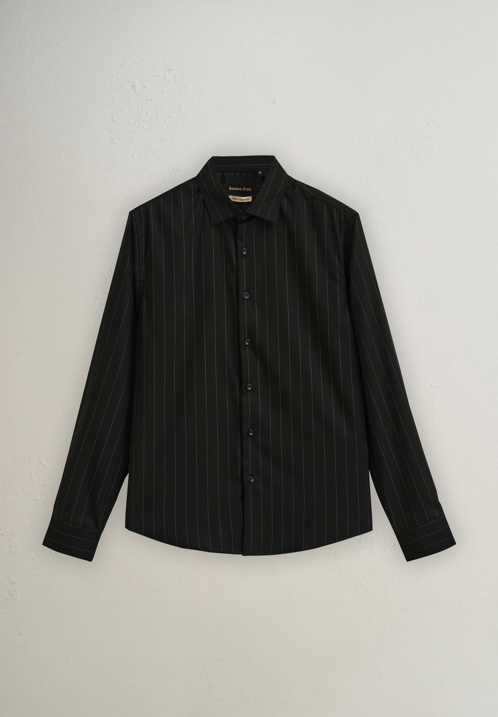 Black Vertical Stripe Shirt