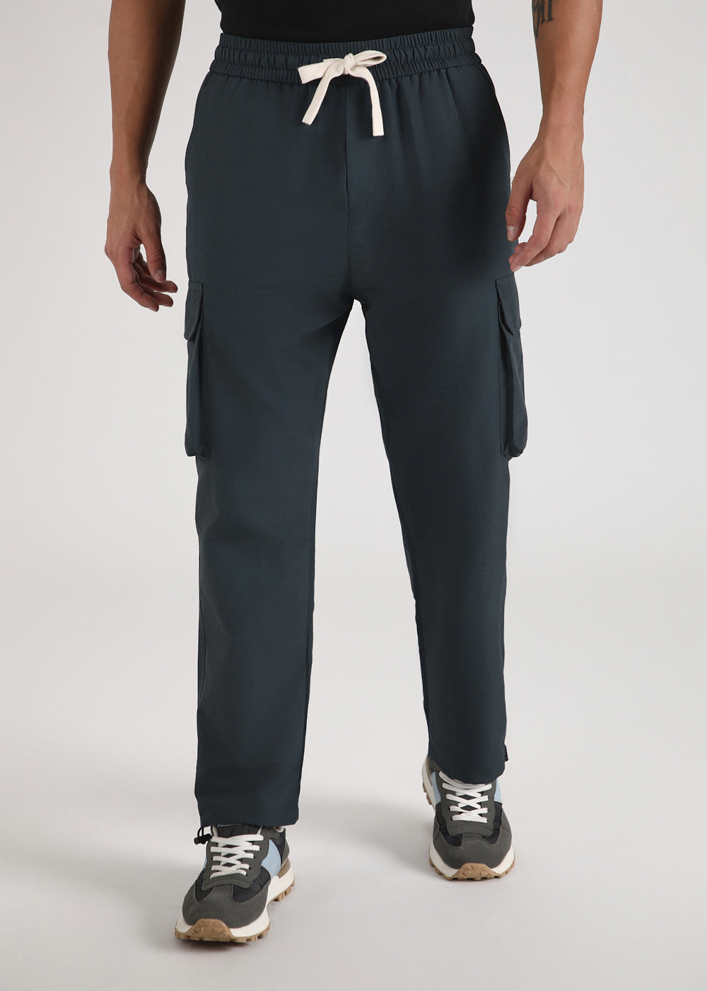 Dark Grey Relaxed Fit Track Pant