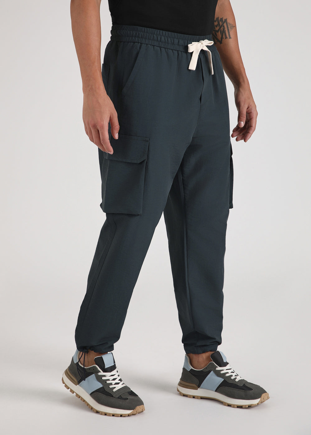 Dark Grey Relaxed Fit Track Pant