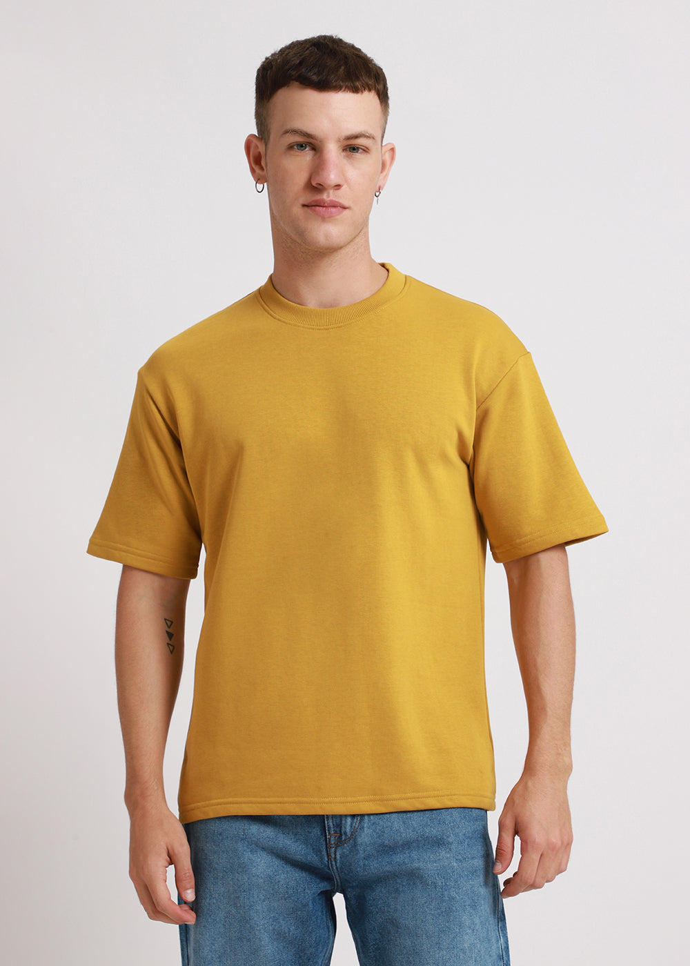 Canary Yellow Oversized Basic T-shirt