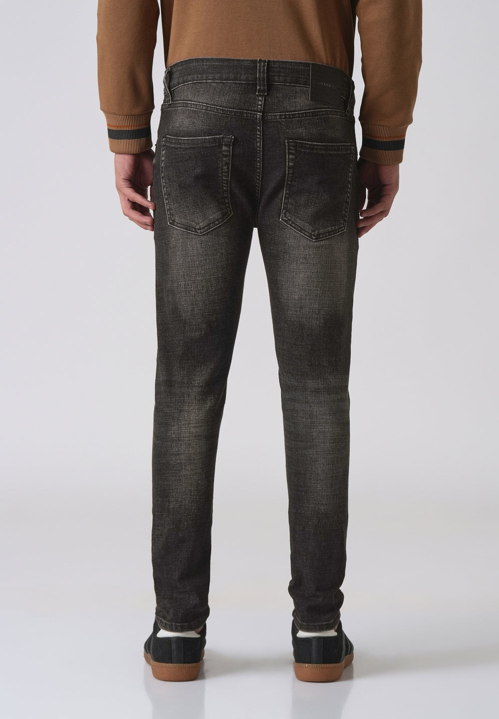 Faded Black Slim Fit Denim