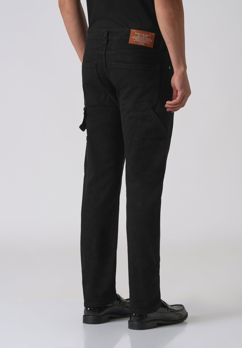 Black Cargo Denim