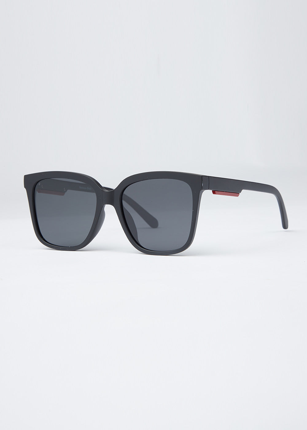 Devine Black Unisex Square Sunglasses