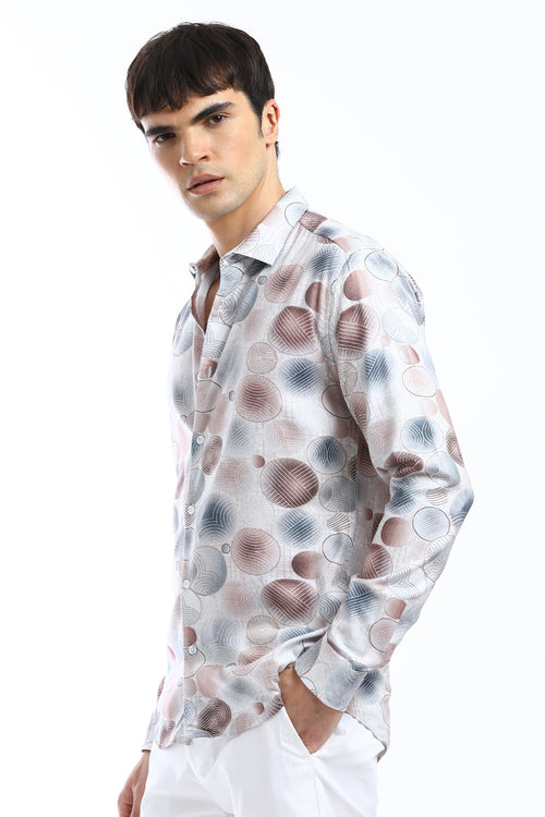 Stylish Geometric Print Shirt