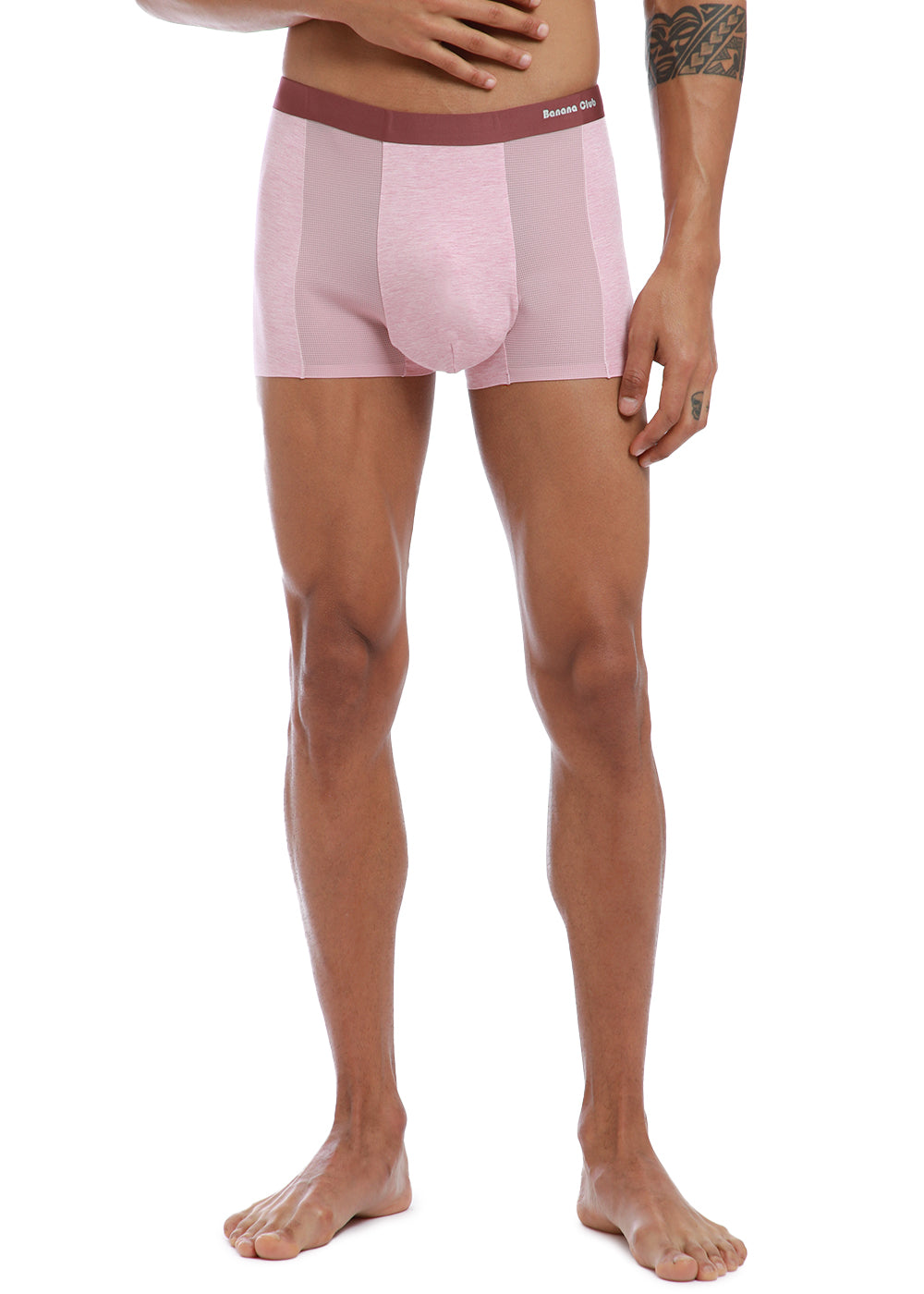 Shell pink low rise trunk
