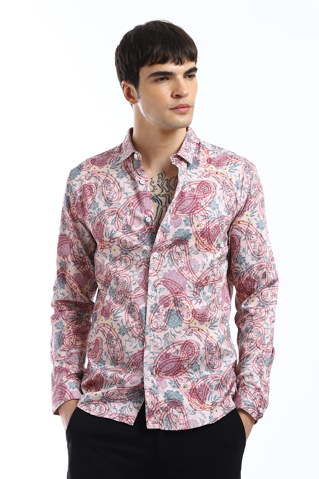 Paisley Floral Printed Shirt